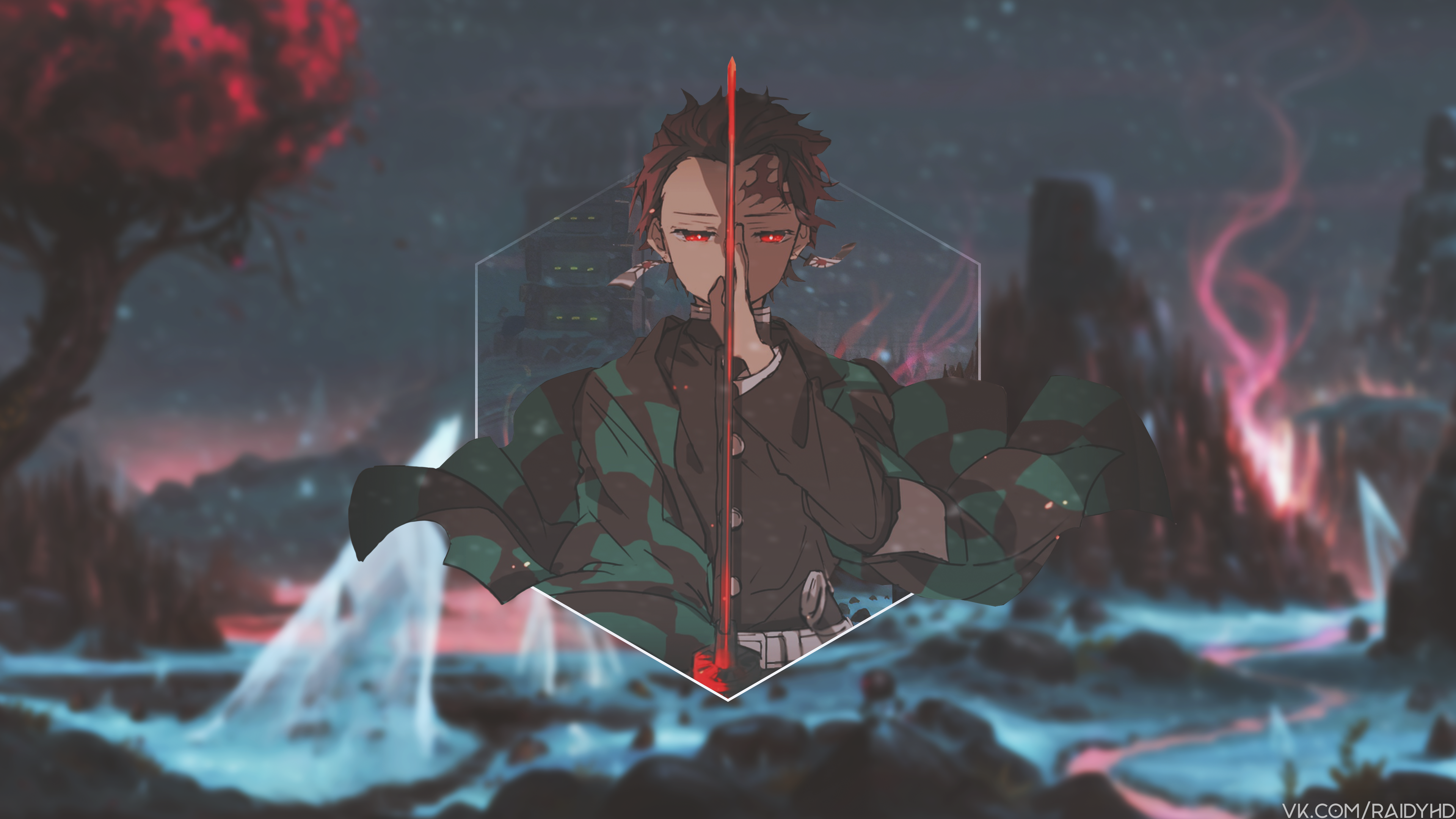4K Kamado Tanjirō from Kimetsu no Yaiba HD Wallpaper