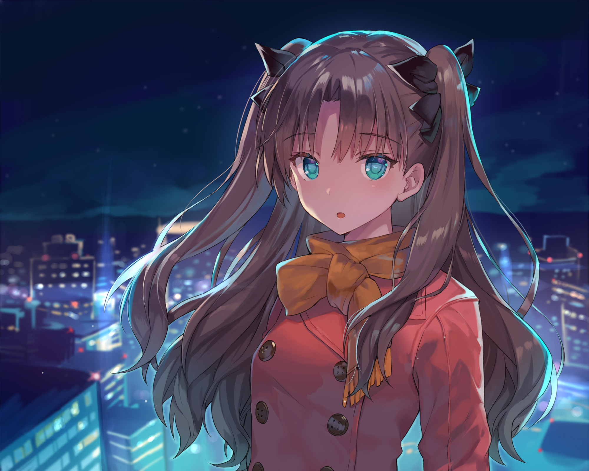 Rin Tohsaka from Fate Series HD Wallpaper