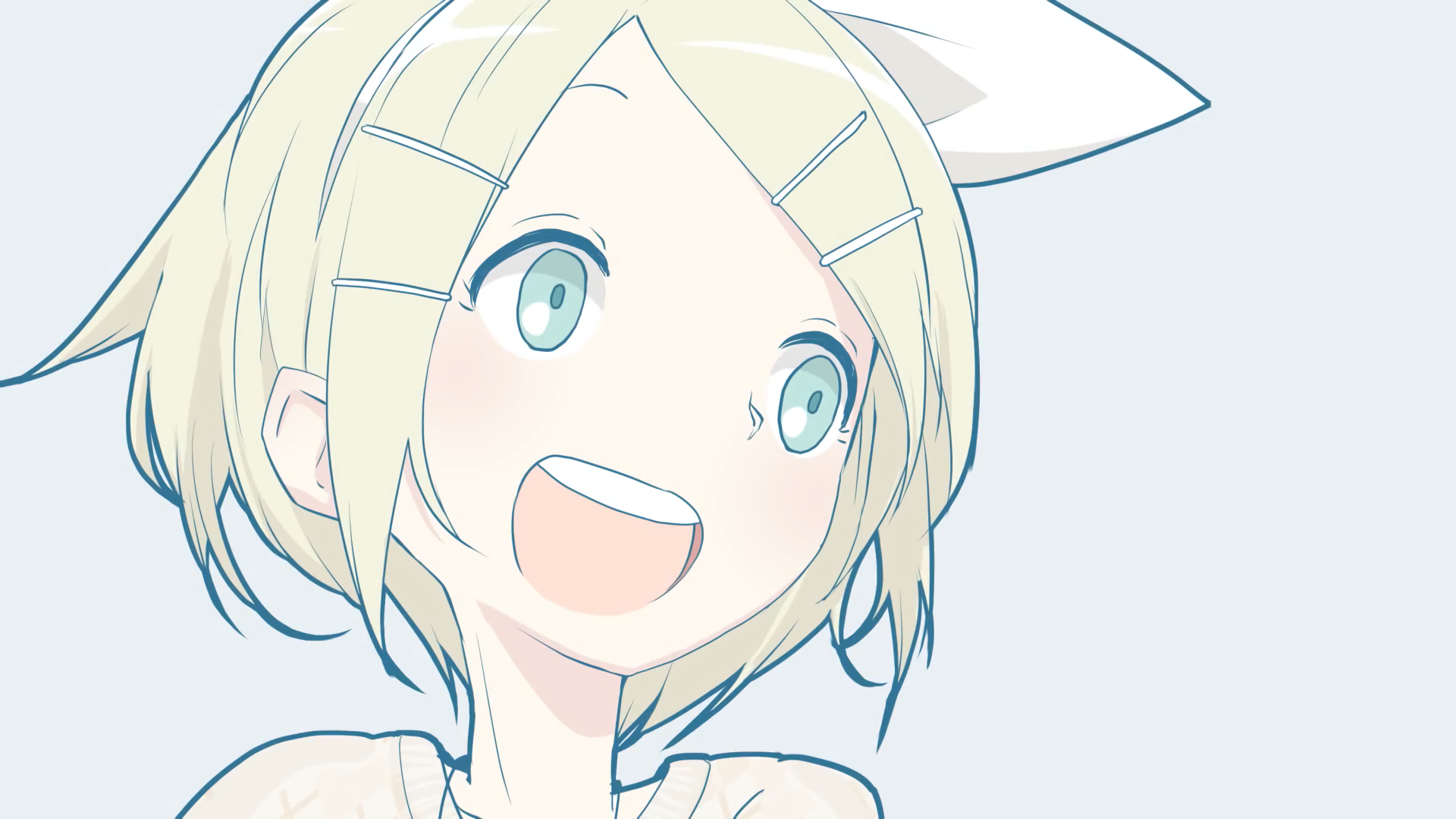 Kagamine Rin from Vocaloid HD Wallpaper