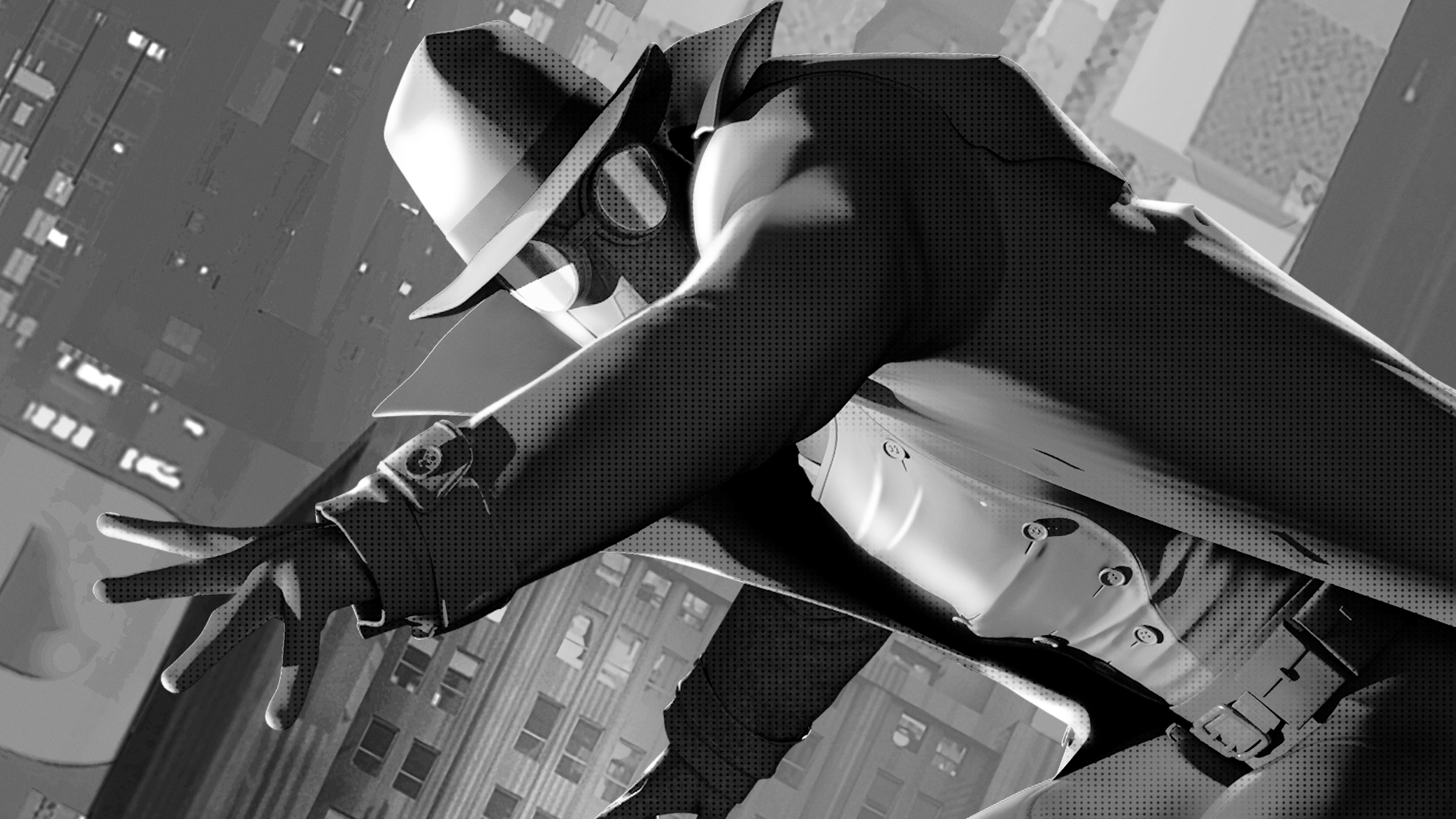 Spider-Noir from Spider-Man: Into the Spider-Verse HD Wallpaper