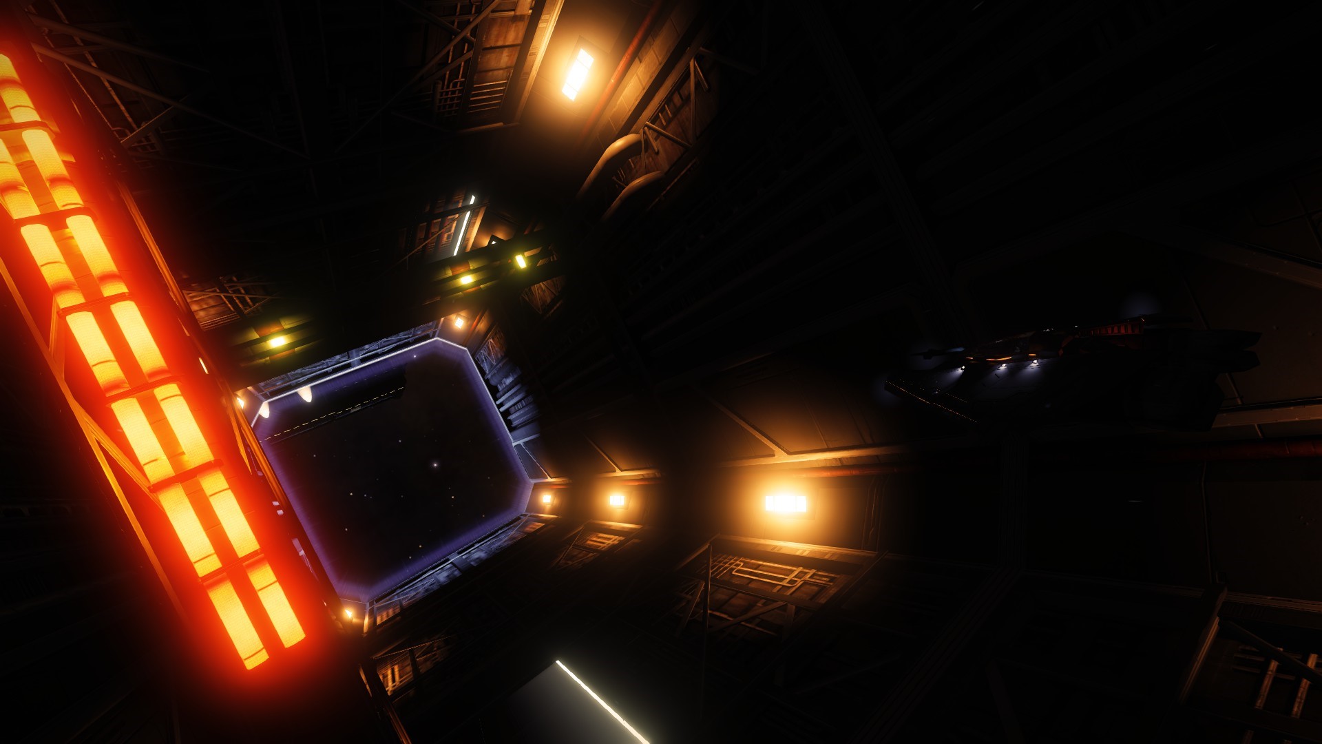 Elite: Dangerous spaceship interior HD Wallpaper