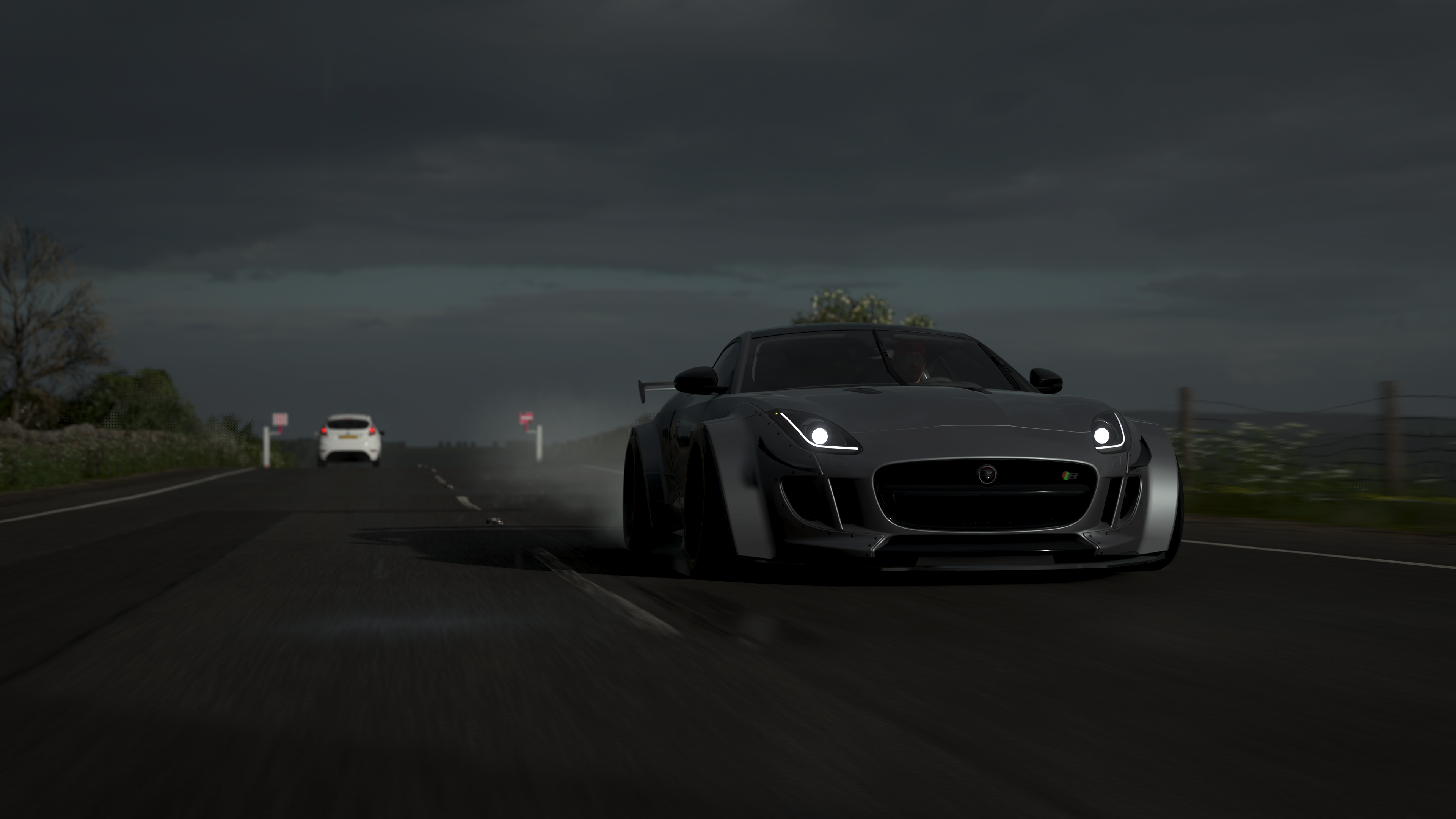 4K Silver Car in Forza Horizon 4 HD Wallpaper