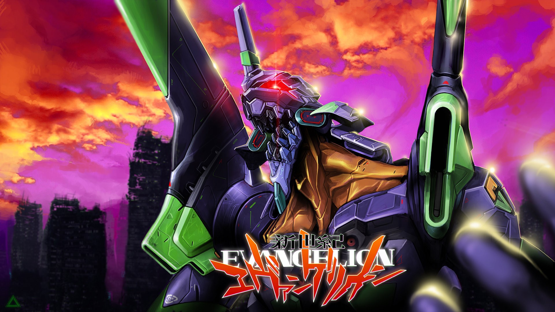 EVA Unit 01 from Neon Genesis Evangelion HD Wallpaper