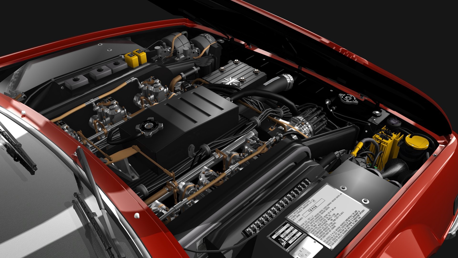 Lamborghini engine from Assetto Corsa HD Wallpaper