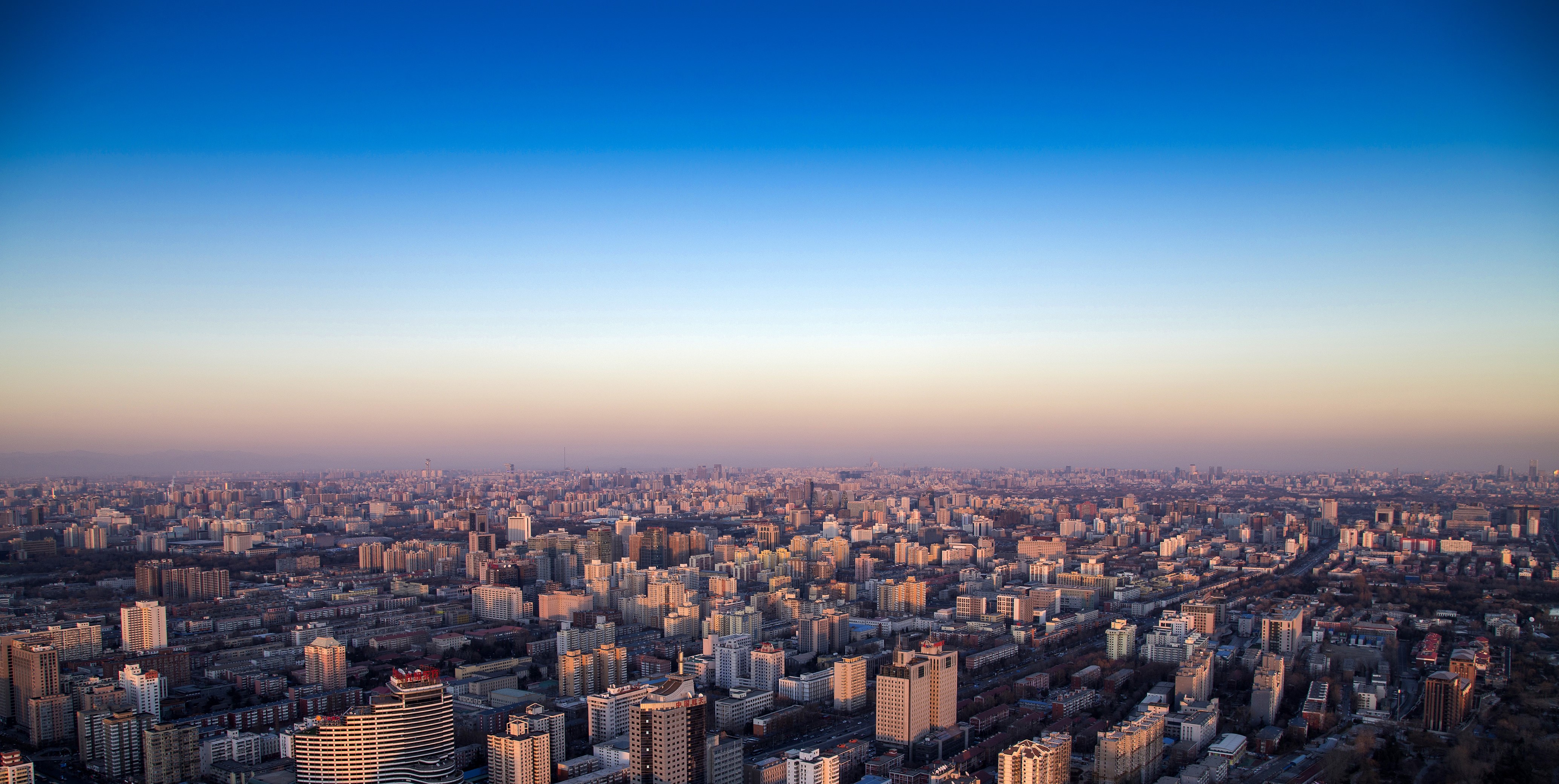 4K Cityscape with Buildings and Sky HD Wallpaper