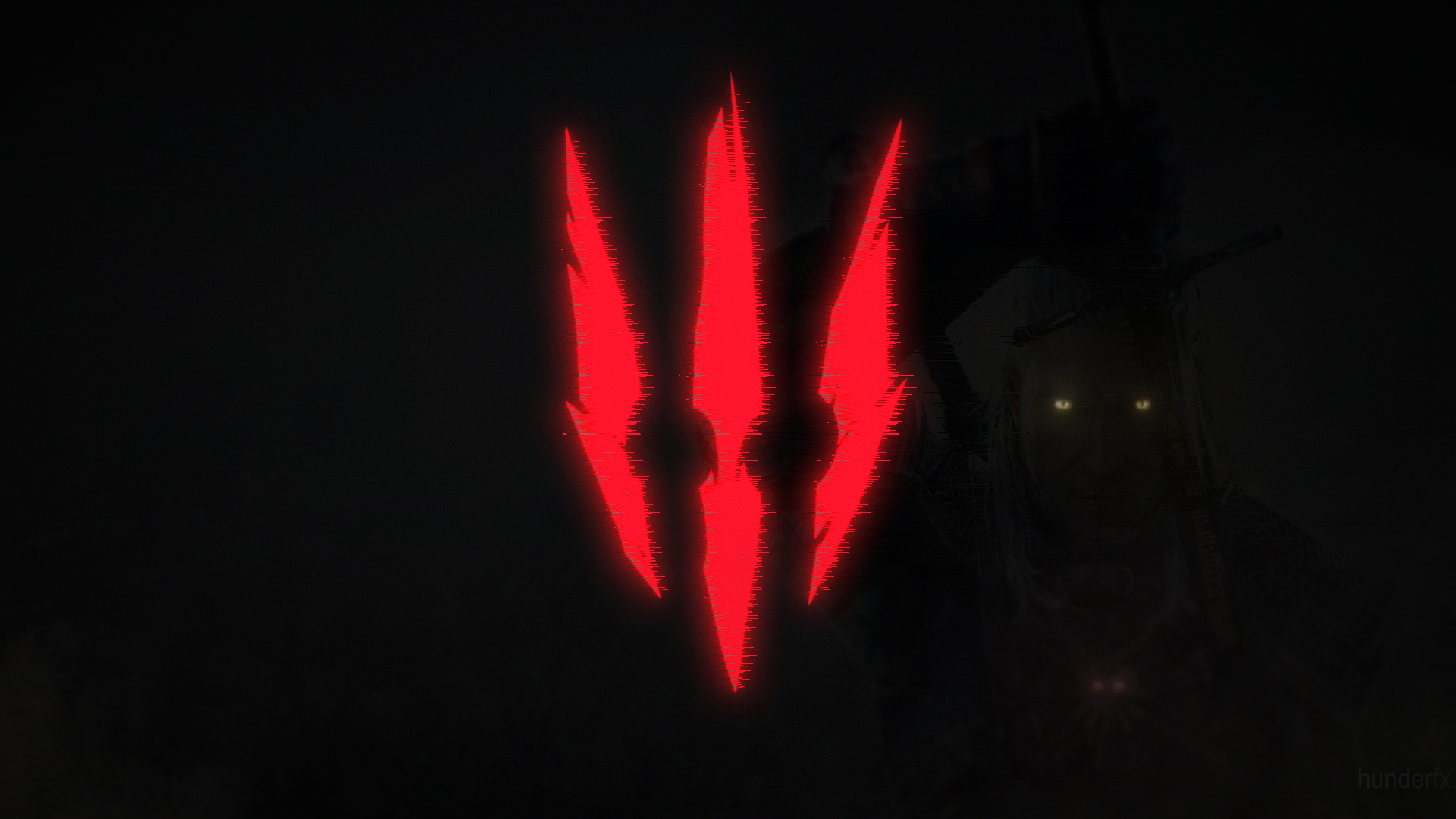 The Witcher 3: Wild Hunt Geralt of Rivia logo HD Wallpaper