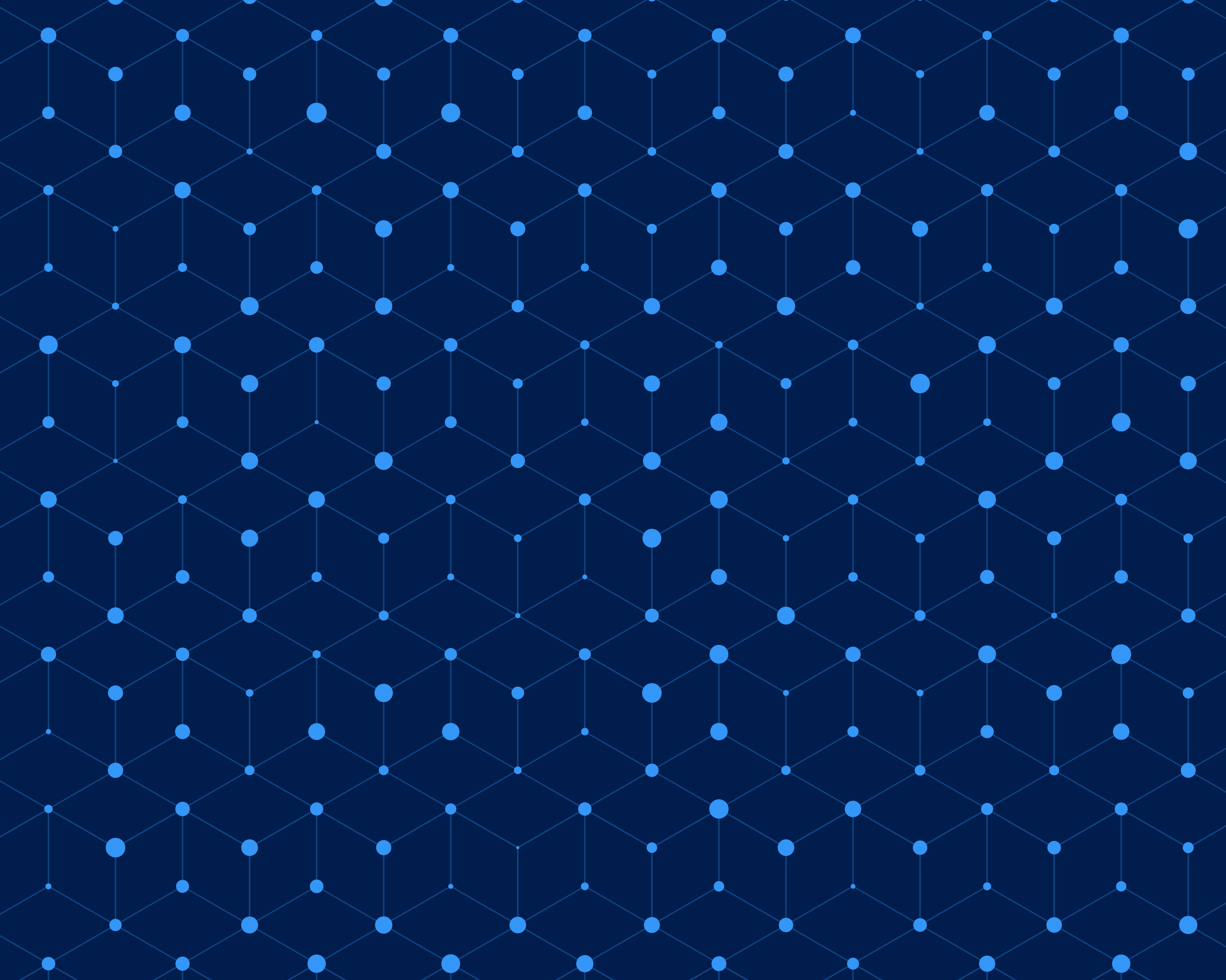 Abstract geometric pattern with blue dots and lines HD Wallpaper