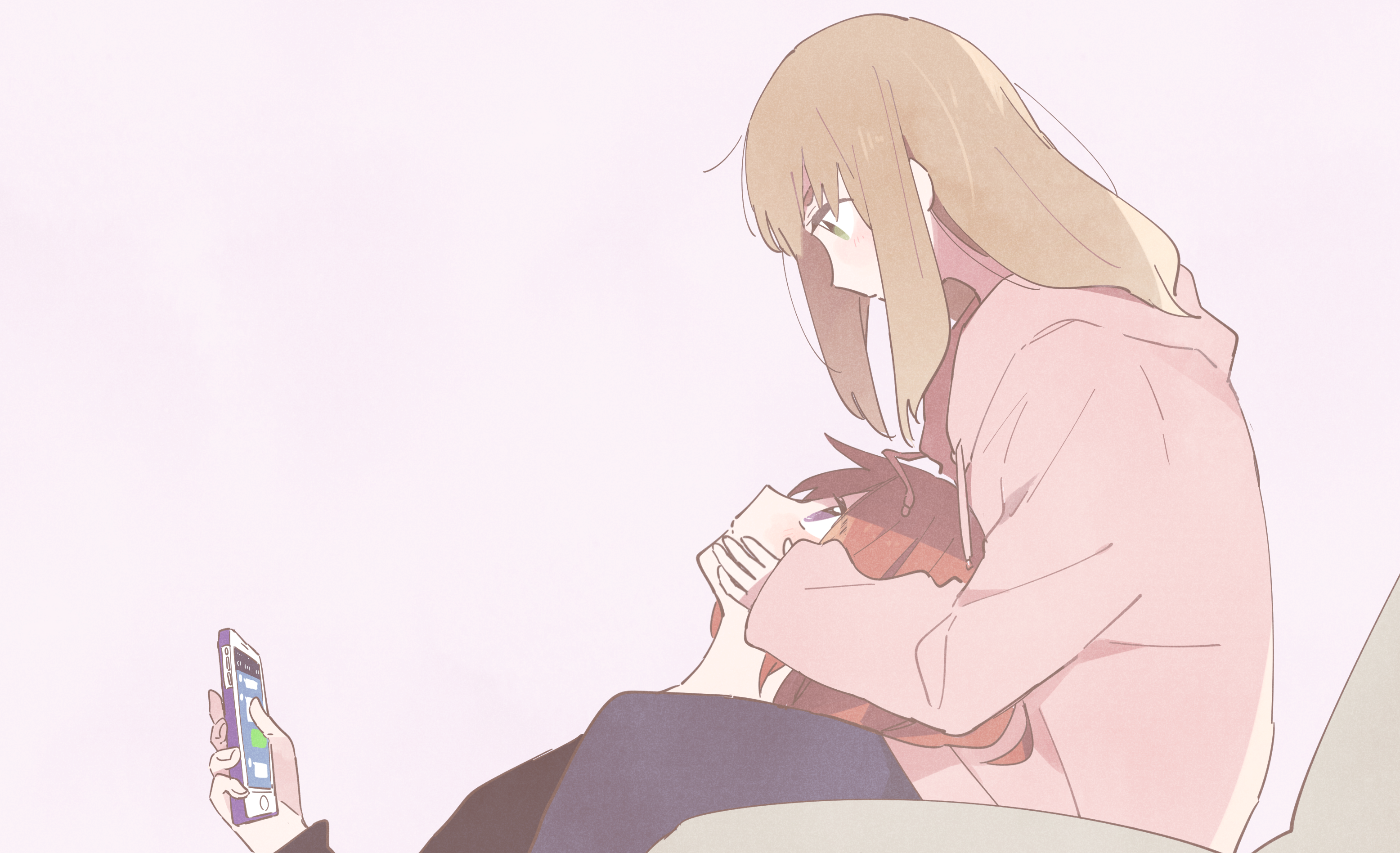 Yoshikawa Yuuko and Nakagawa Natsuki from Hibike! Euphonium HD Wallpaper