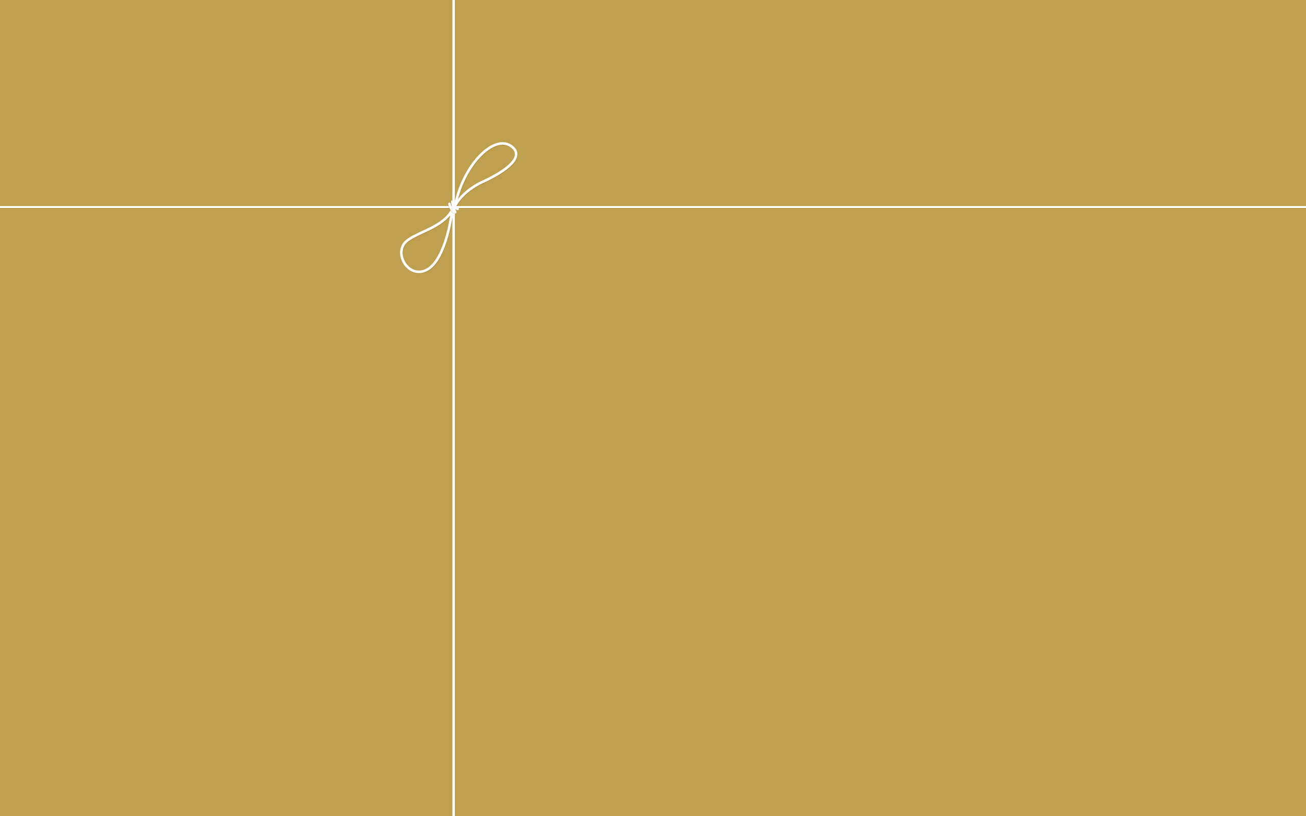 Minimalist gift wrapping with twine HD Wallpaper