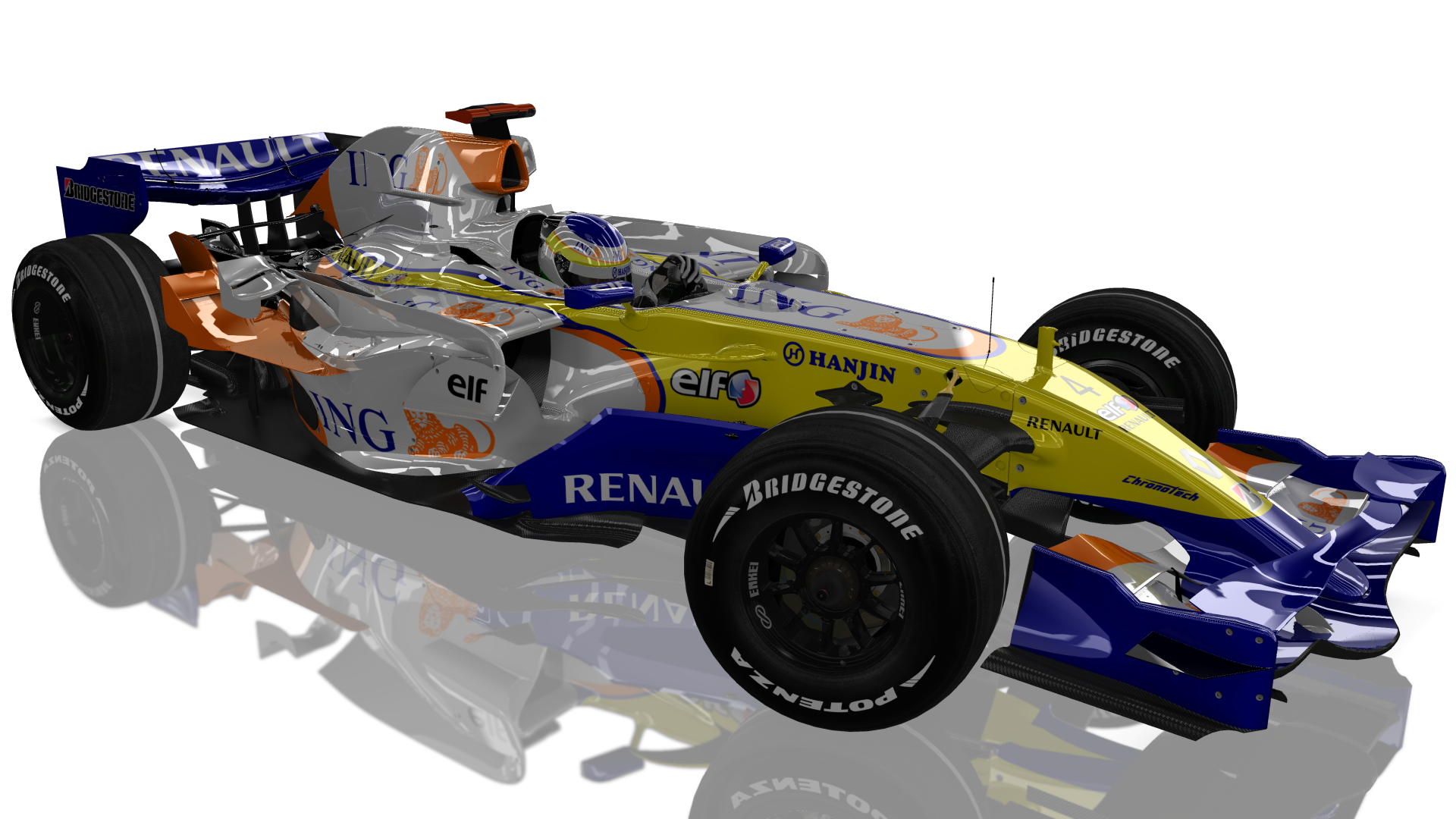 Renault R35 Formula 1 race car by ING HD Wallpaper
