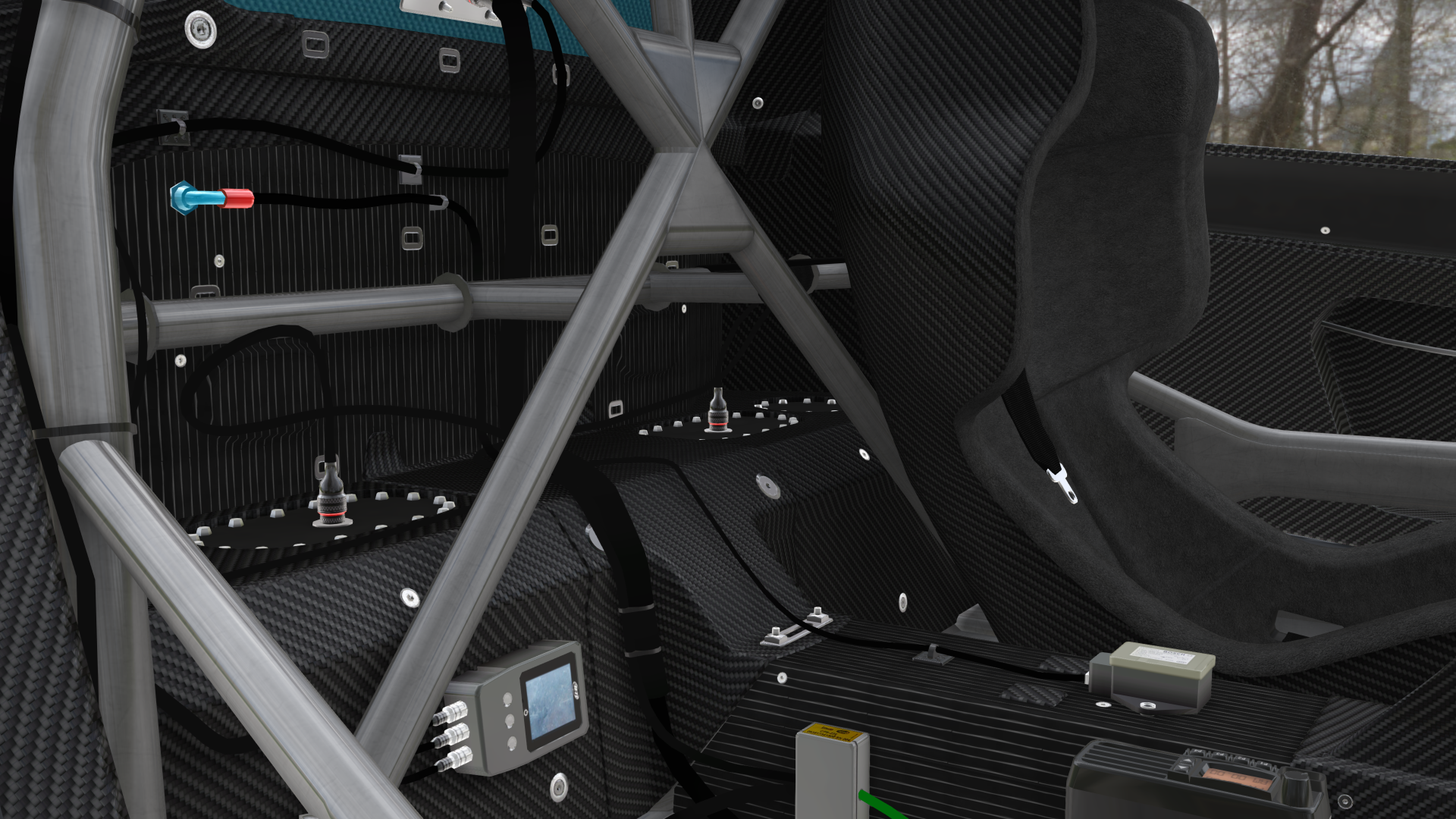 Lamborghini Asterion cockpit in Assetto Corsa HD Wallpaper