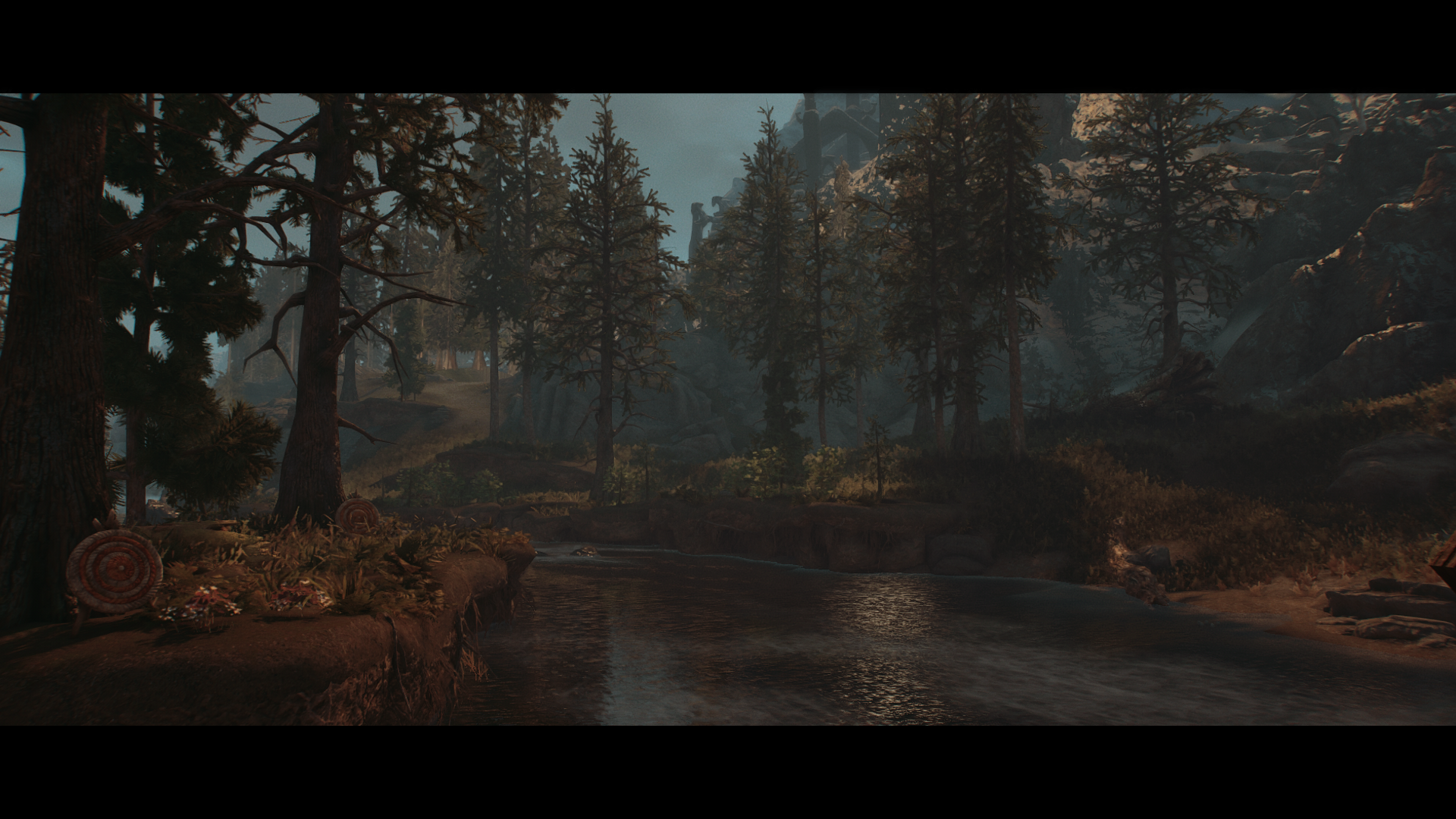 The Elder Scrolls V: Skyrim - Riverwood forest scene HD Wallpaper