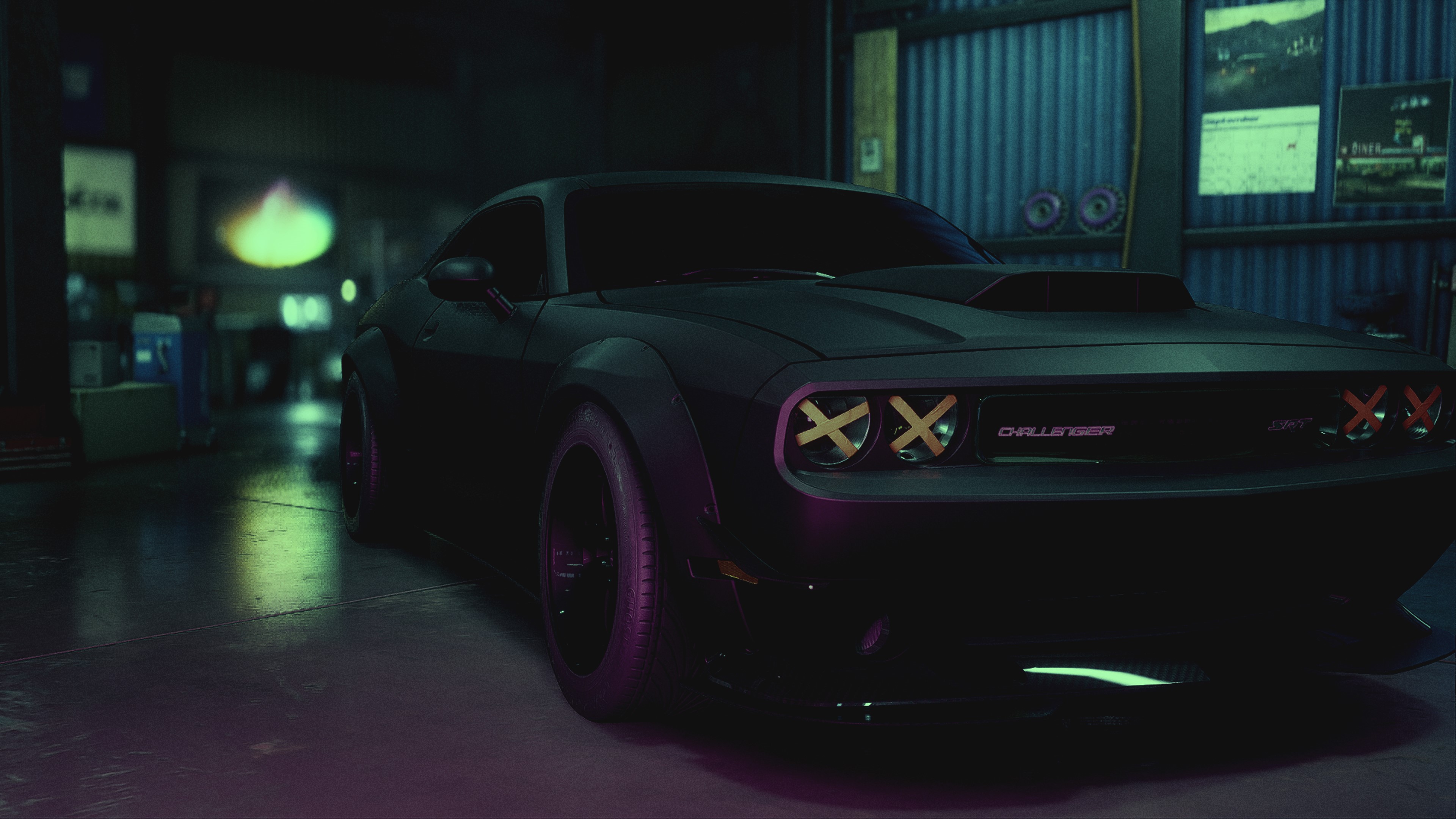 4K Need for Speed Payback Dodge Challenger HD Wallpaper