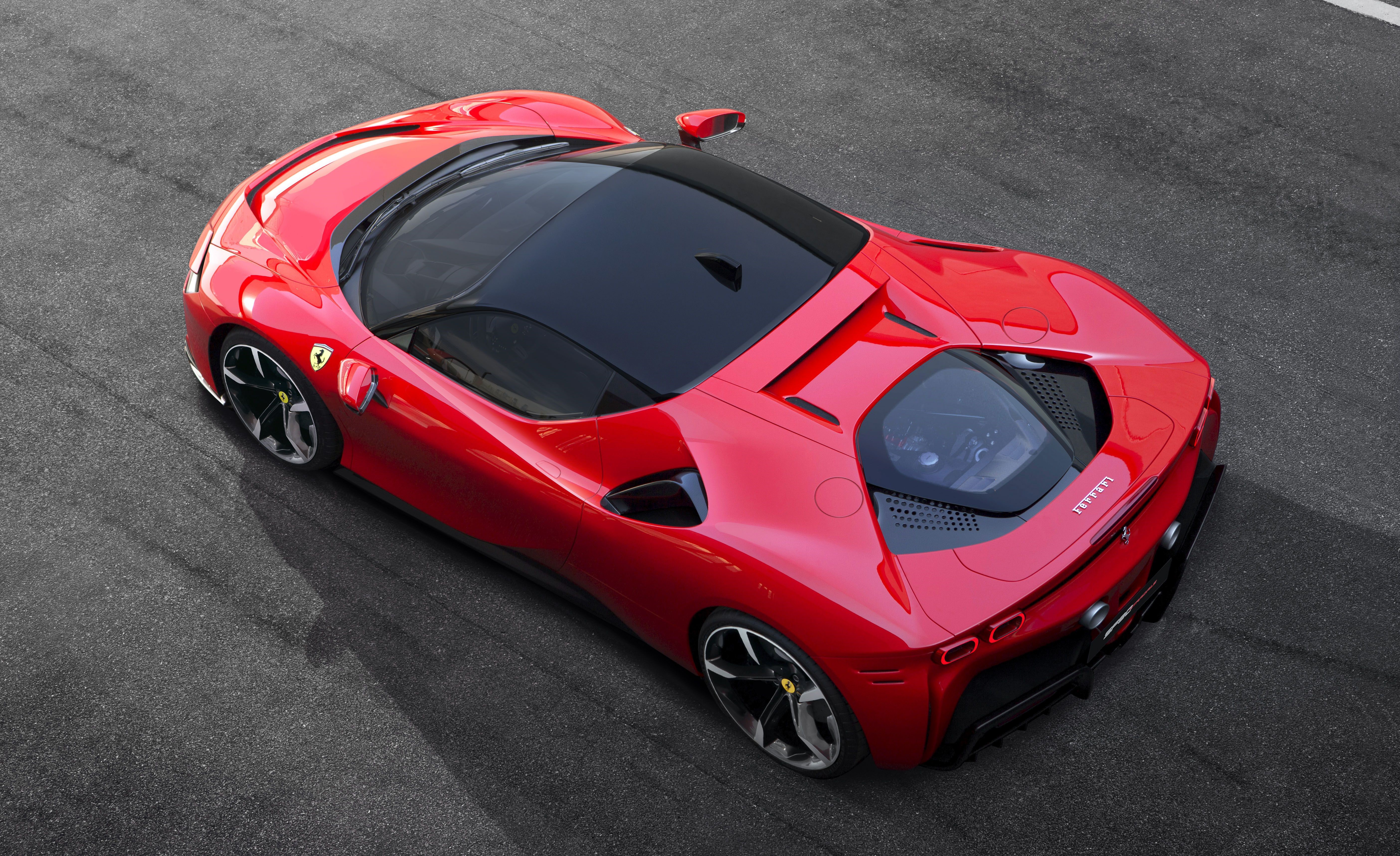 Ferrari SF90 Stradale in Red HD Wallpaper