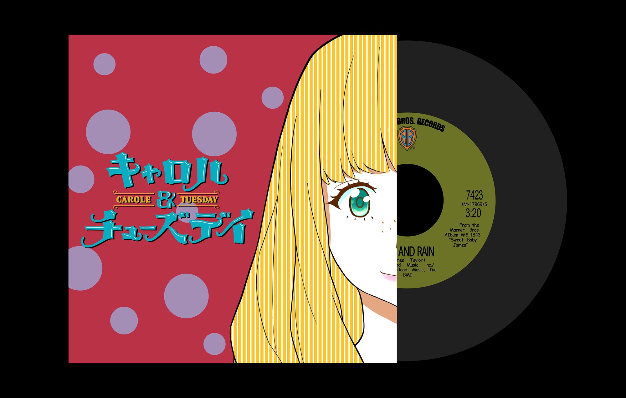 Carole & Tuesday Vinyl Record HD Wallpaper