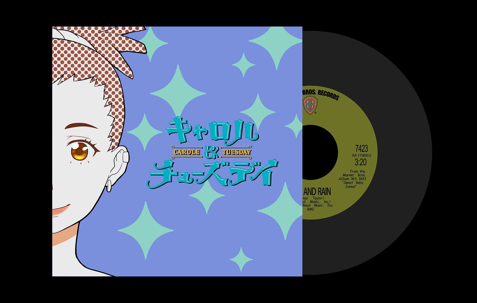 Carole & Tuesday Vinyl Record HD Wallpaper