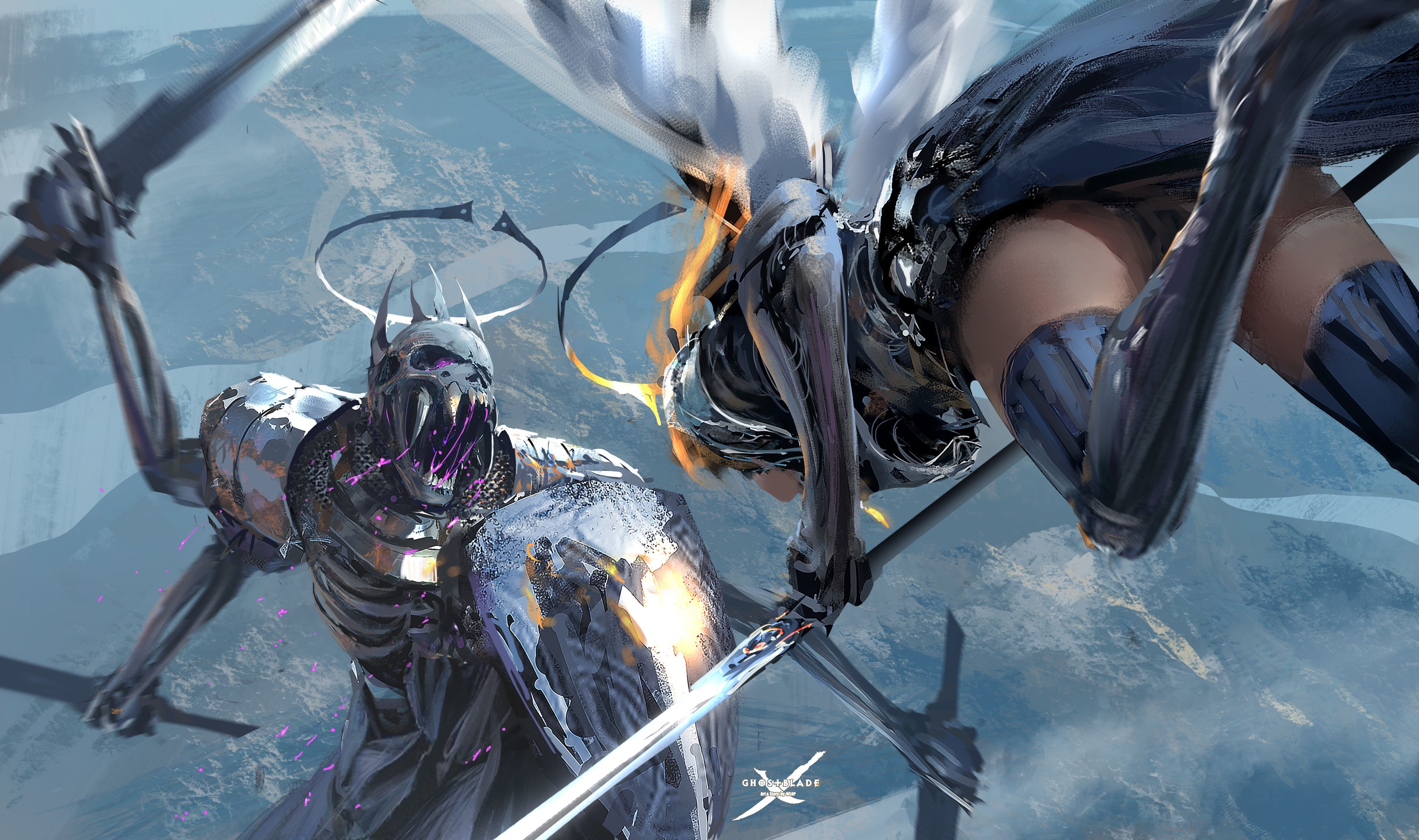 4K Digital Angel Artwork by WLOP HD Wallpaper