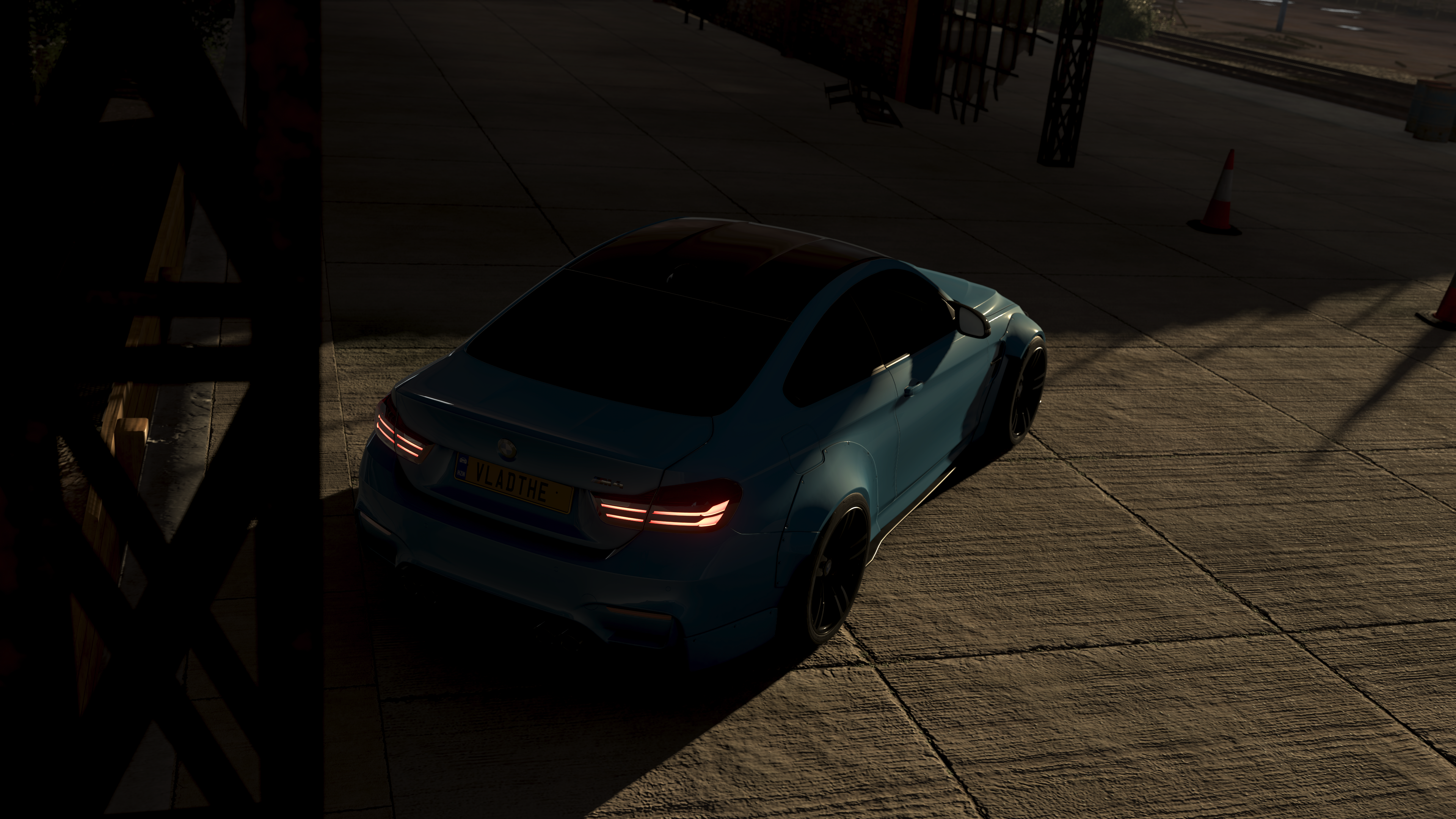 Blue BMW M4 Coupe in Forza Horizon 4 HD Wallpaper