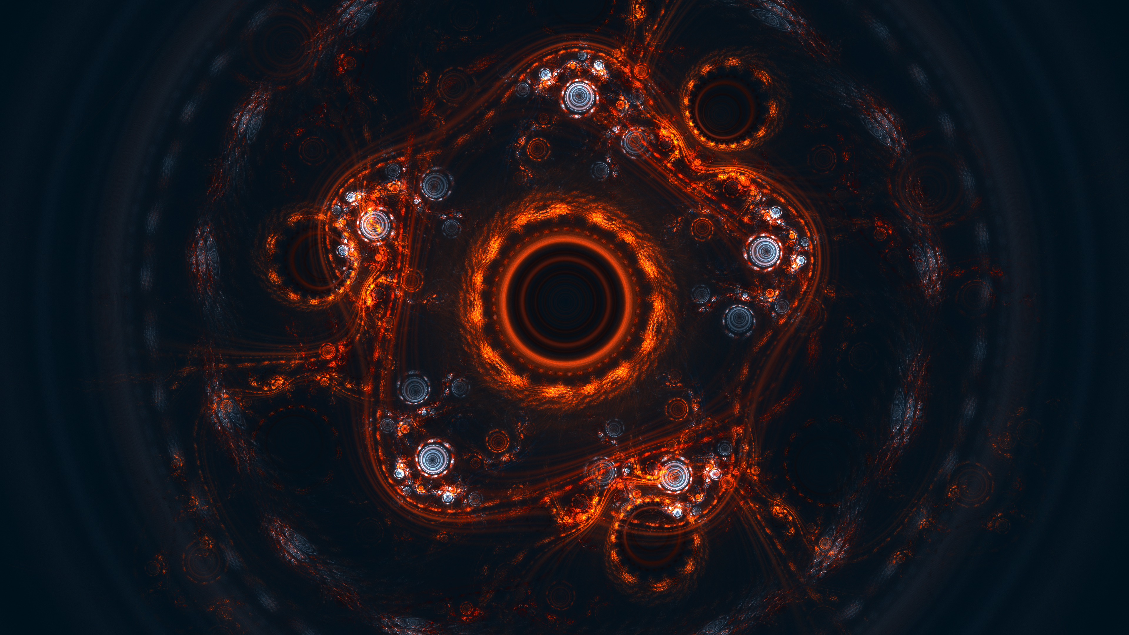 4K fractal digital art abstract HD Wallpaper