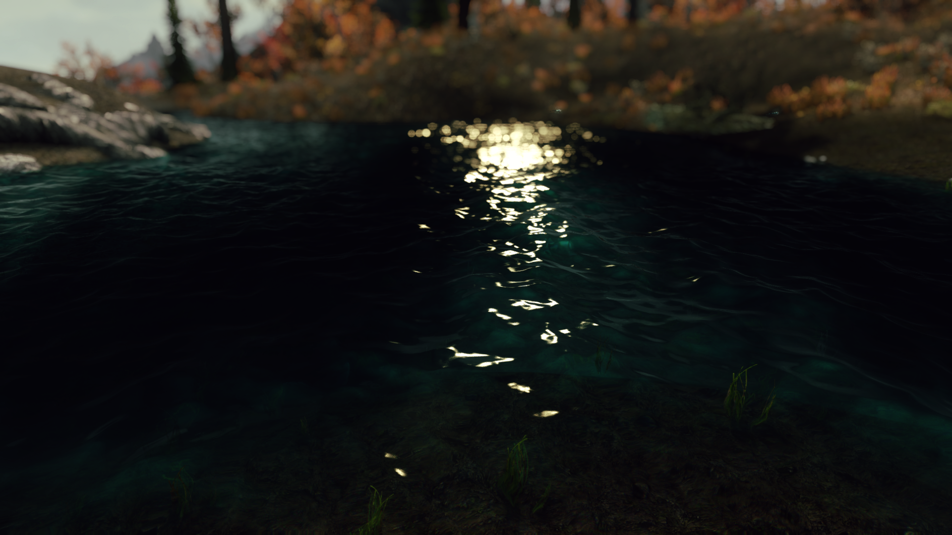 The Elder Scrolls V: Skyrim water screenshot HD Wallpaper