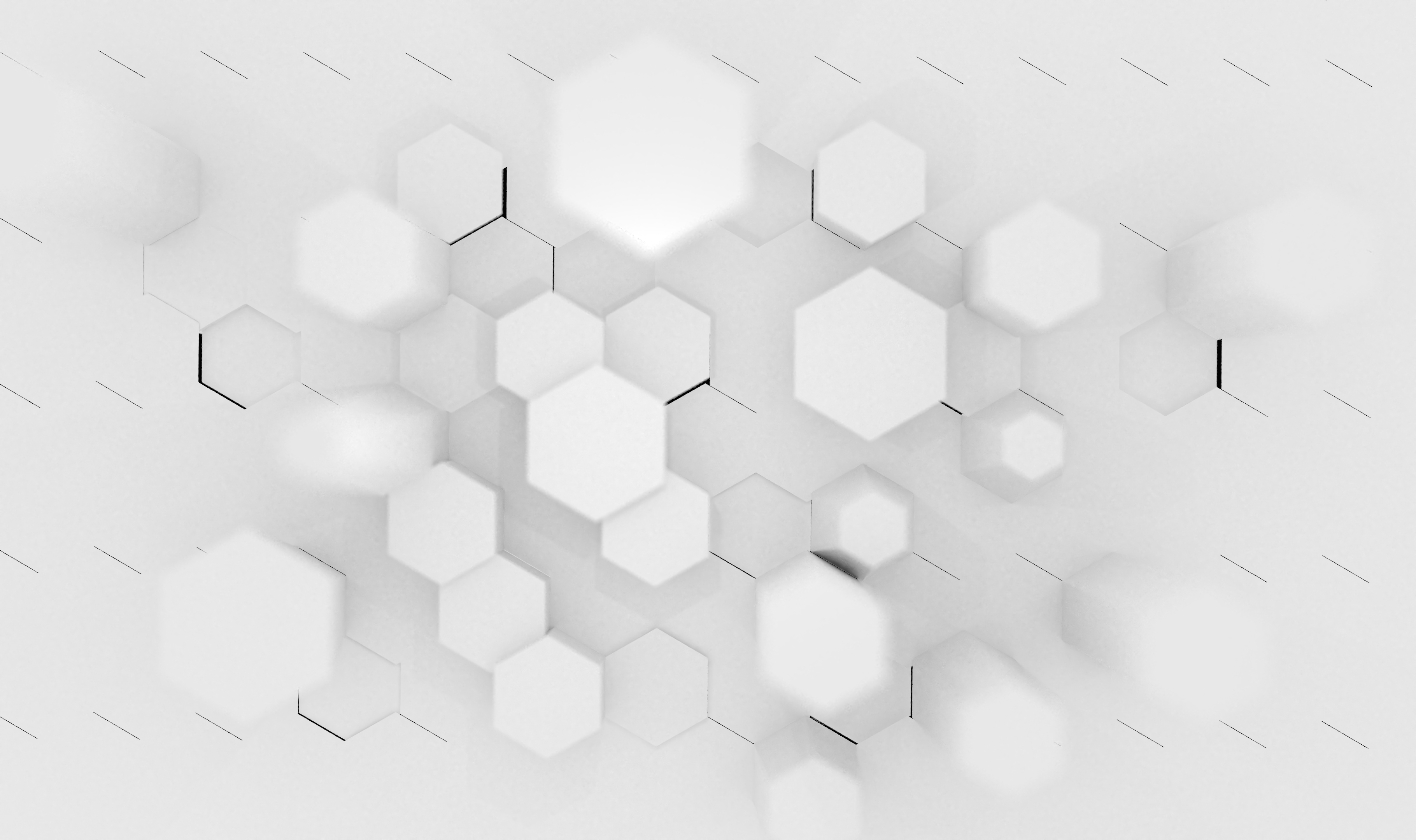 Abstract 3D Hexagons HD Wallpaper
