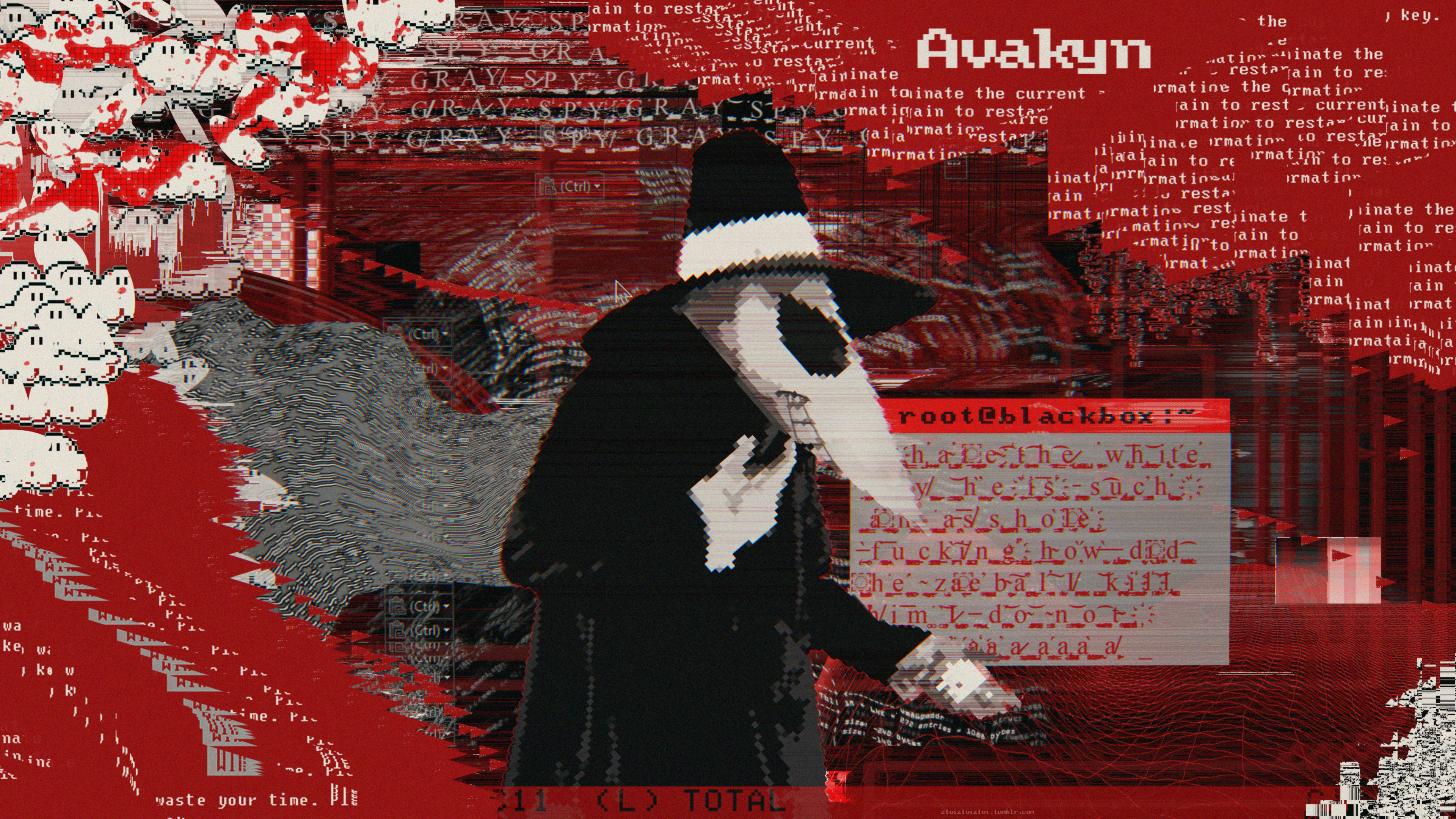 Avakyn Glitch Art HD Wallpaper