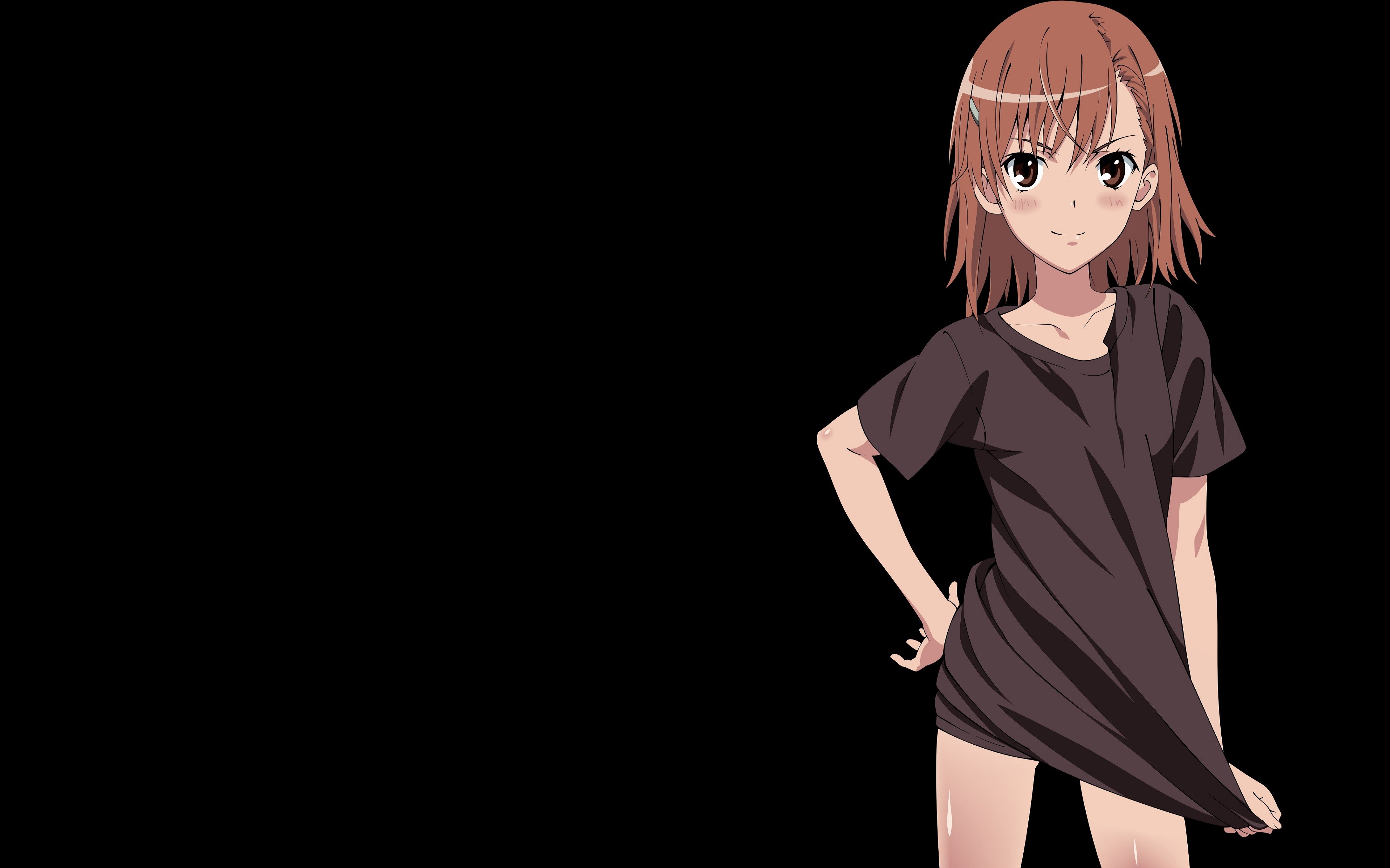 Misaka Mikoto from To Aru Kagaku no Railgun HD Wallpaper