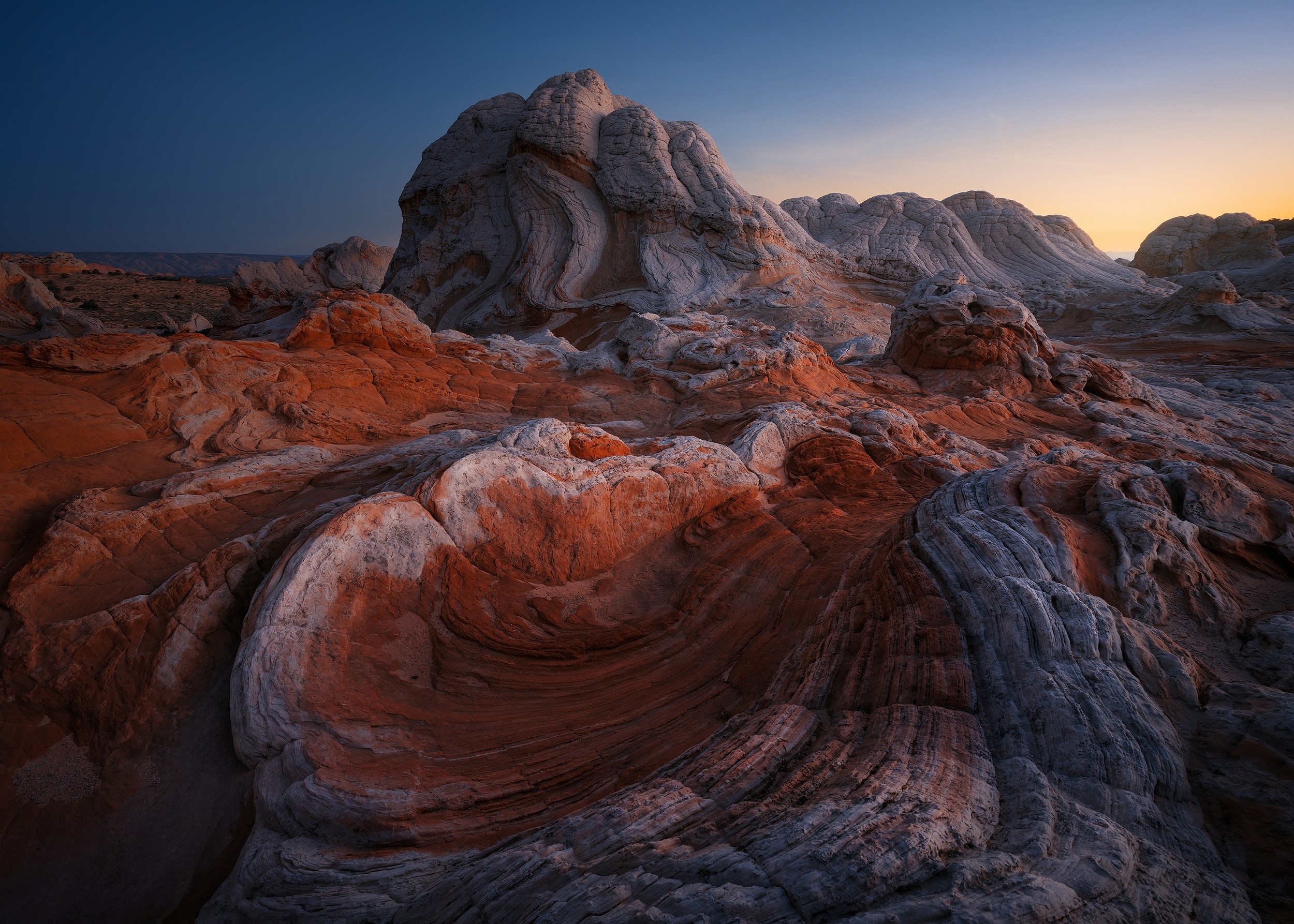 White Pocket, Vermilion Cliffs National Monument landscape HD Wallpaper