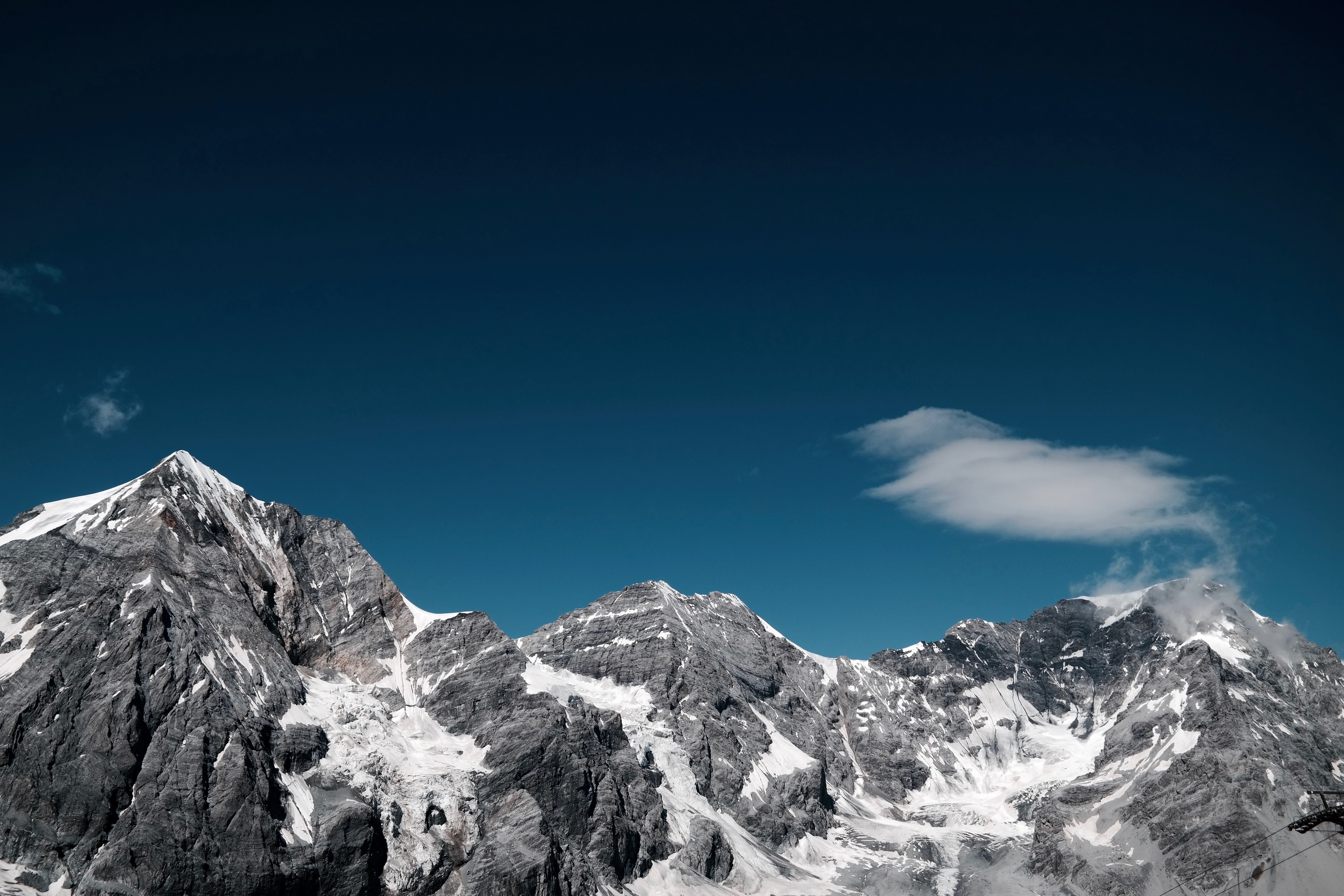 4K Mountains and Sky HD Wallpaper