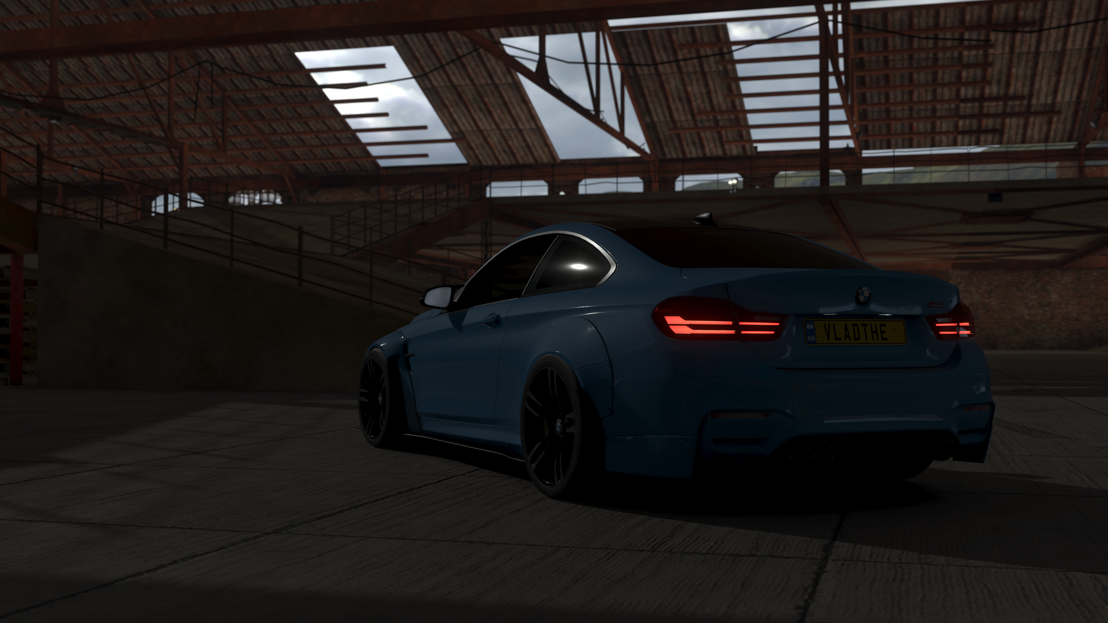 Blue BMW M4 from Forza Horizon 4 HD Wallpaper