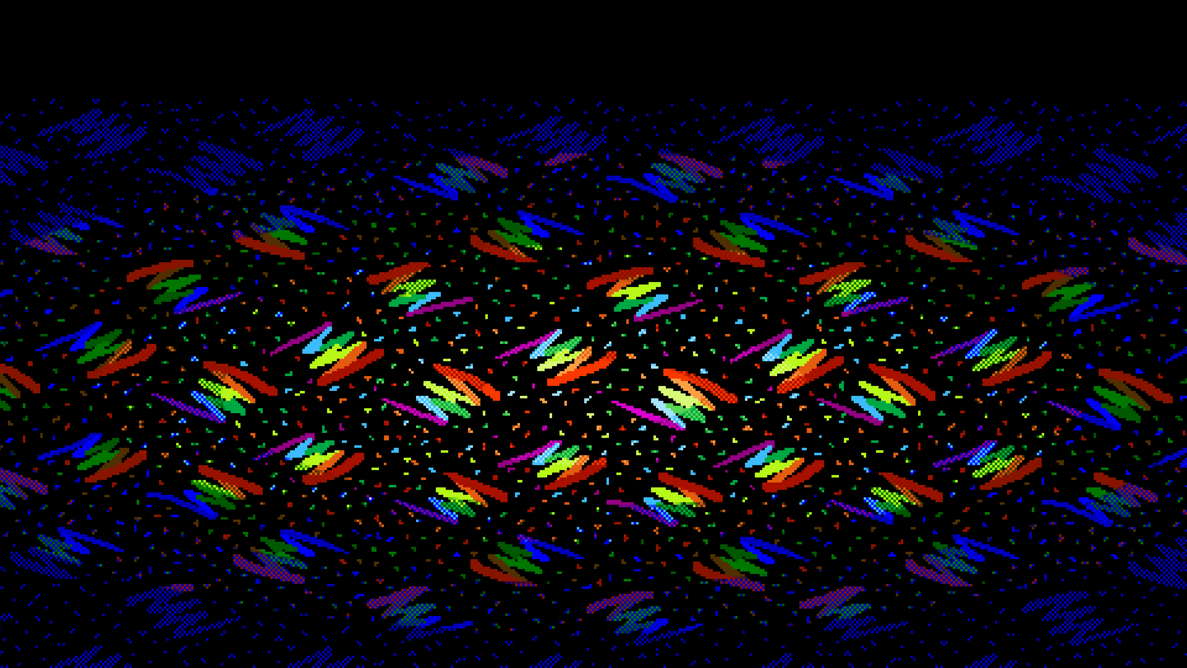 4K rainbow pattern HD Wallpaper