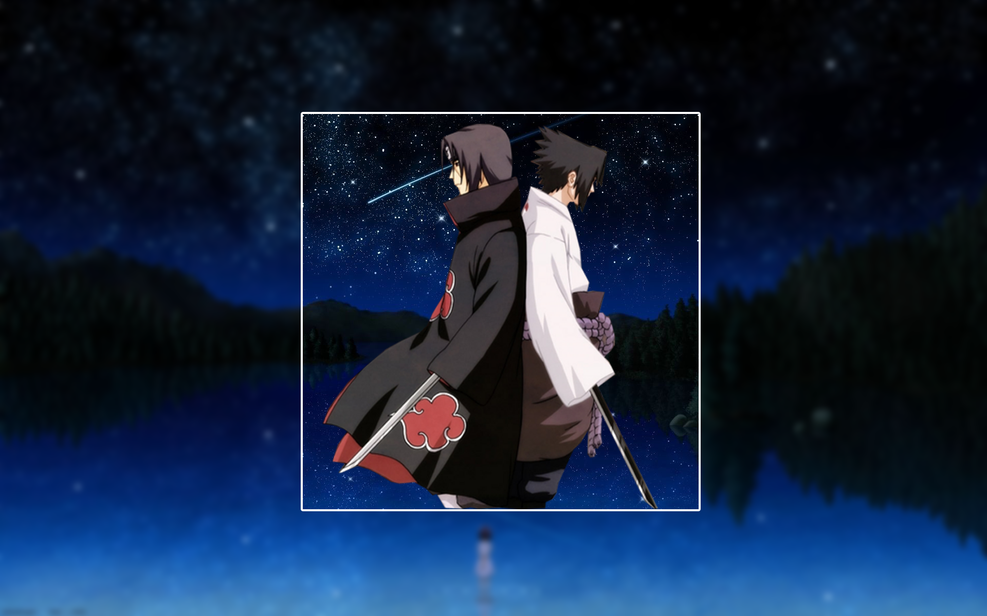 Itachi and Sasuke Uchiha from Naruto HD Wallpaper