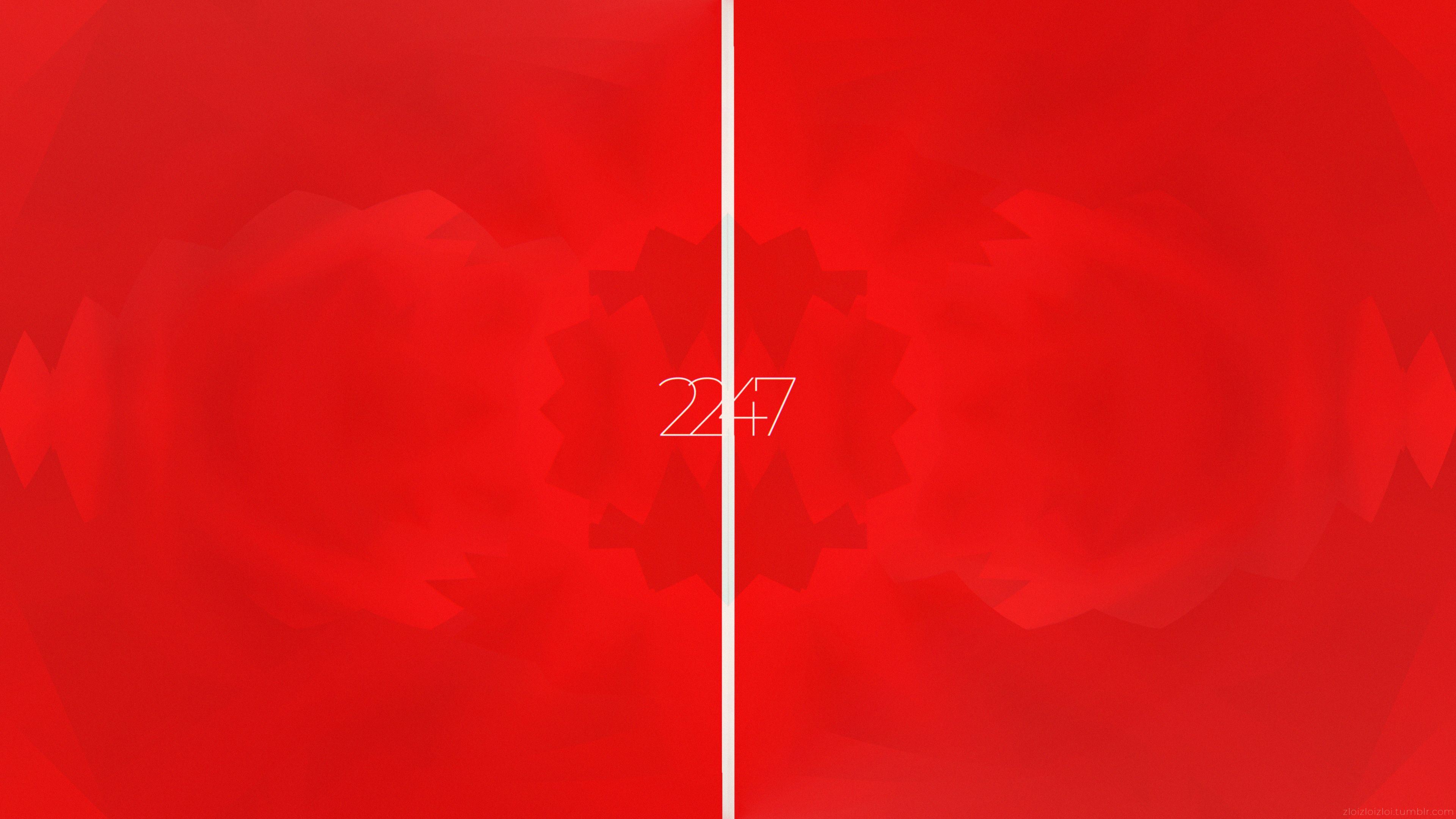 Abstract red background with numbers 2247 HD Wallpaper
