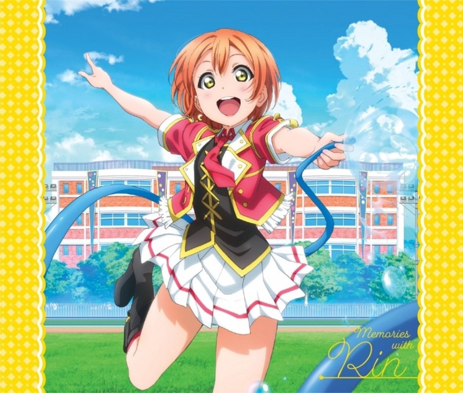 Hoshizora Rin from Love Live! Memories with Rin HD Wallpaper