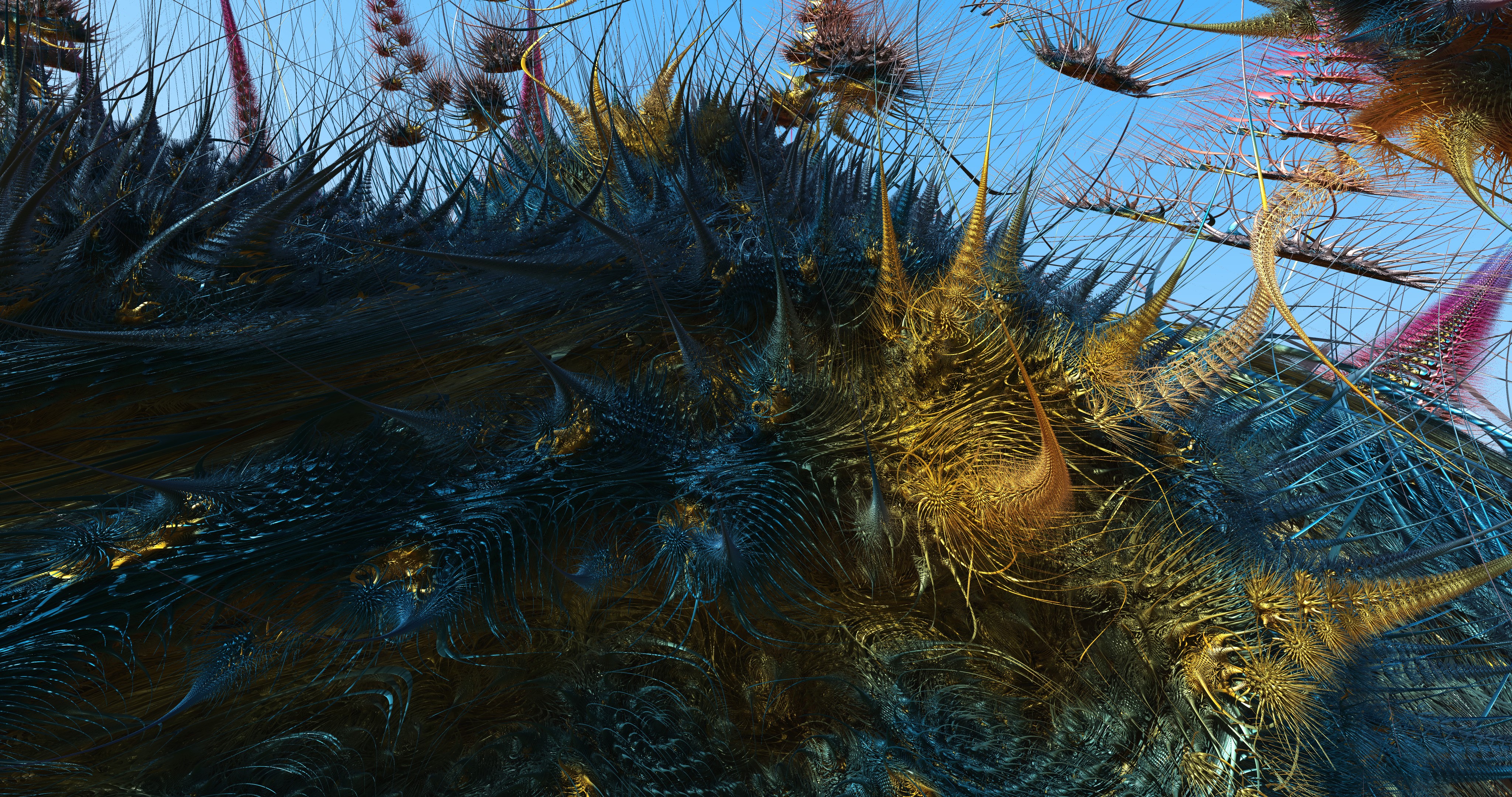 4K 3D Fractal Mandelbulber HD Wallpaper