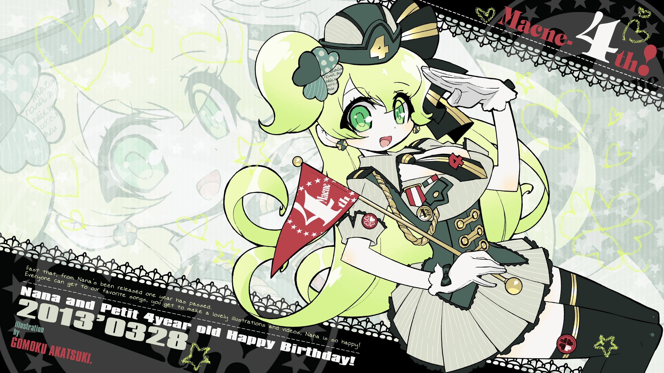 Macne Nana from Vocaloid HD Wallpaper