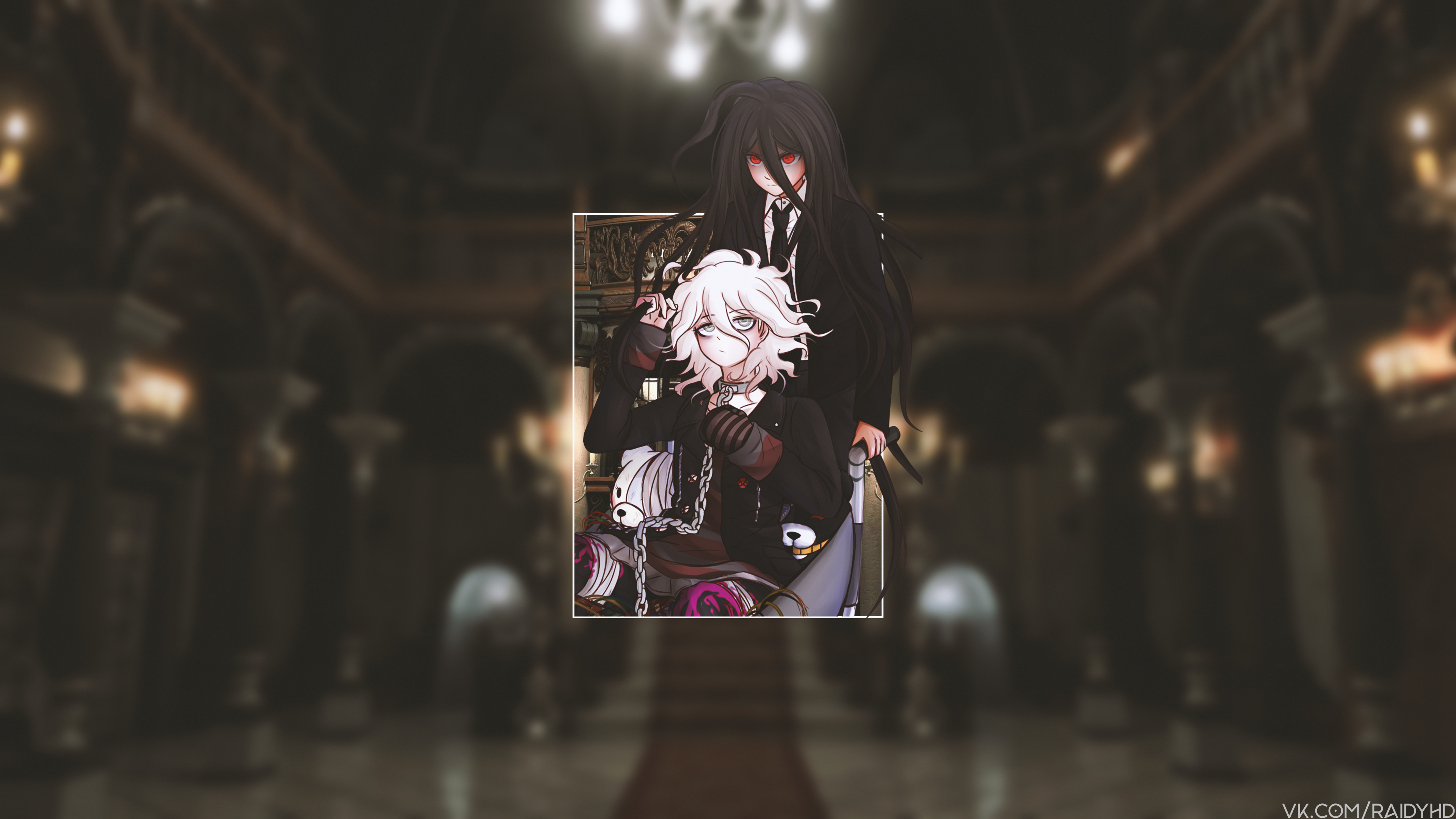 Nagito Komaeda and Izuru Kamukura from Danganronpa HD Wallpaper