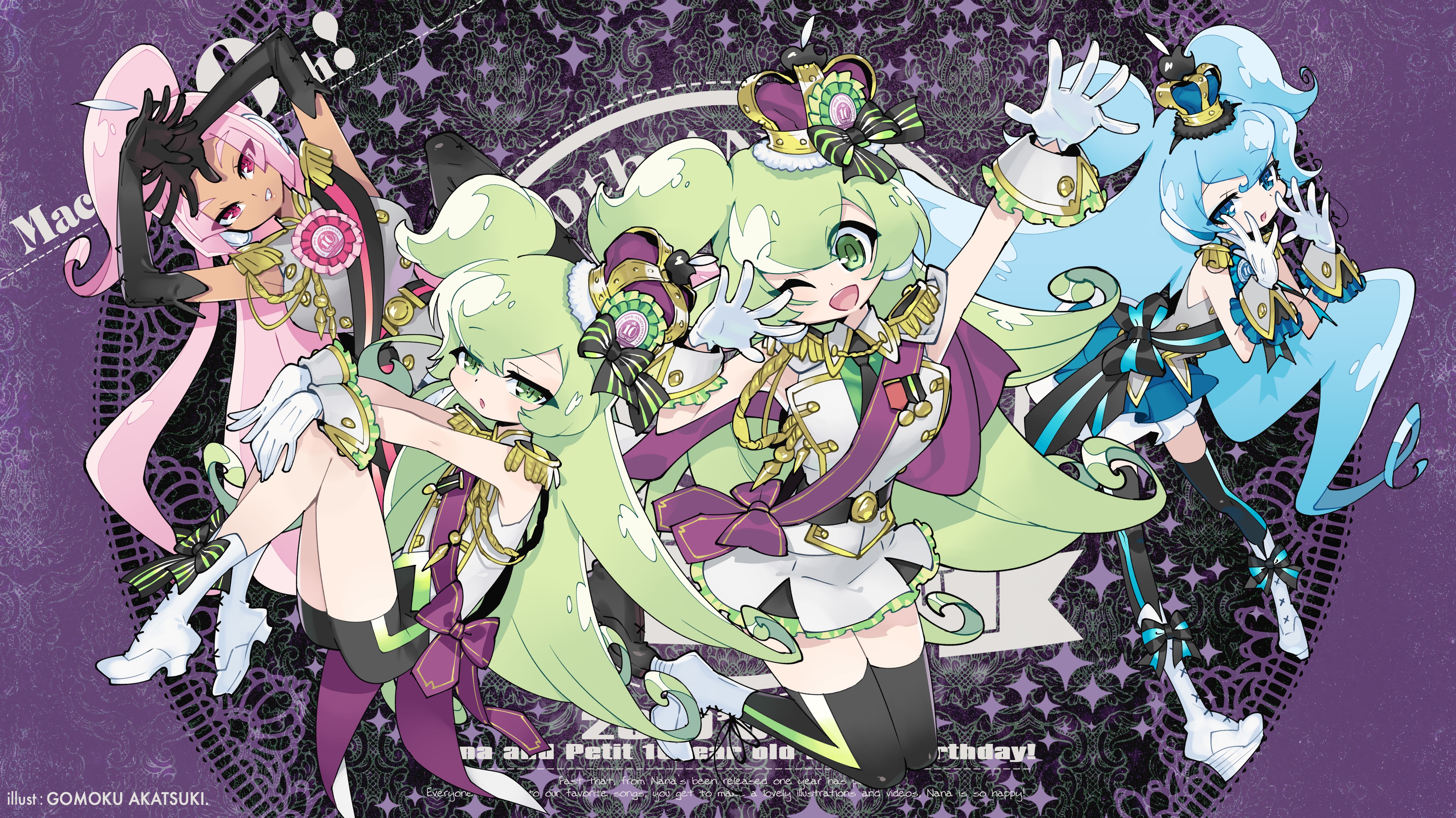 Macloid and Petit Macloid from Vocaloid HD Wallpaper