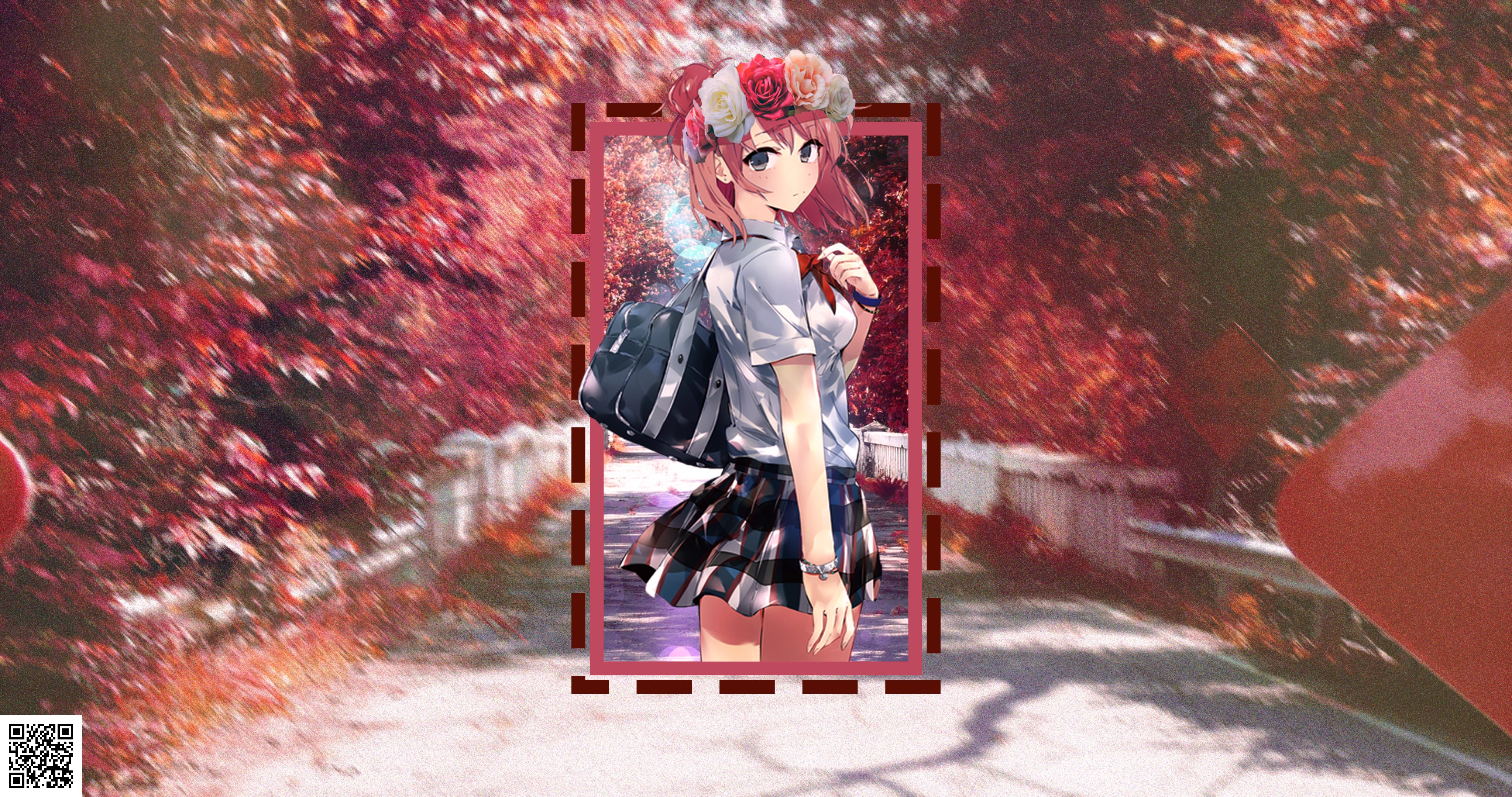 4K Yuigahama Yui from Yahari Ore no Seishun Love Comedy wa Machigatteiru HD Wallpaper