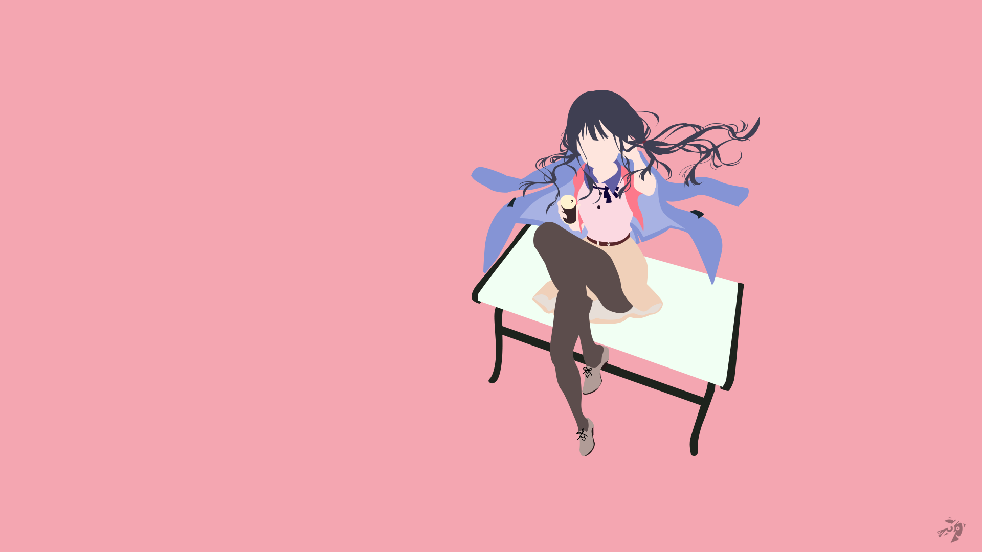 Adagaki Aki from Masamune-kun no Revenge HD Wallpaper