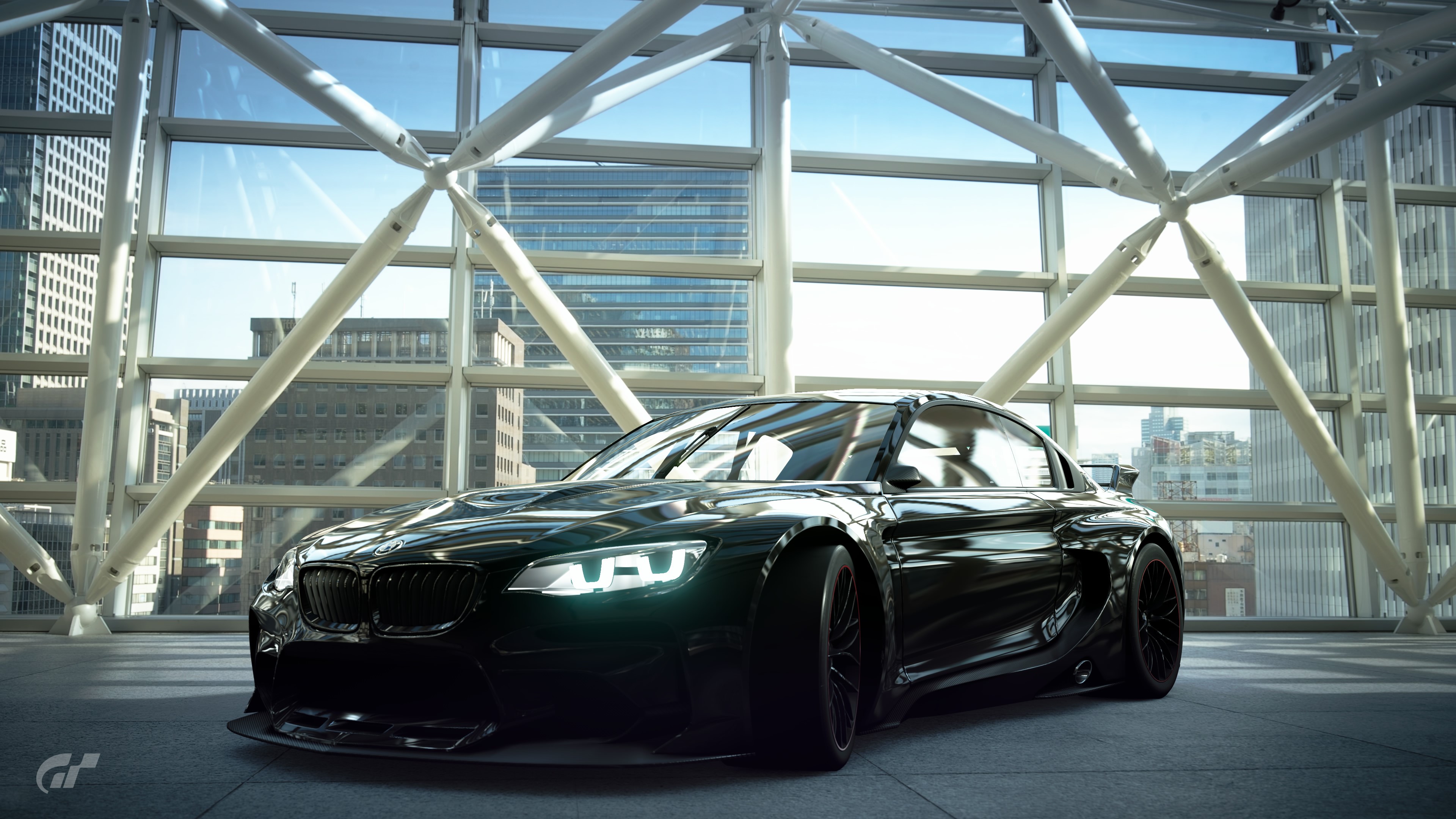 4K Gran Turismo BMW 6 Series in Tokyo HD Wallpaper