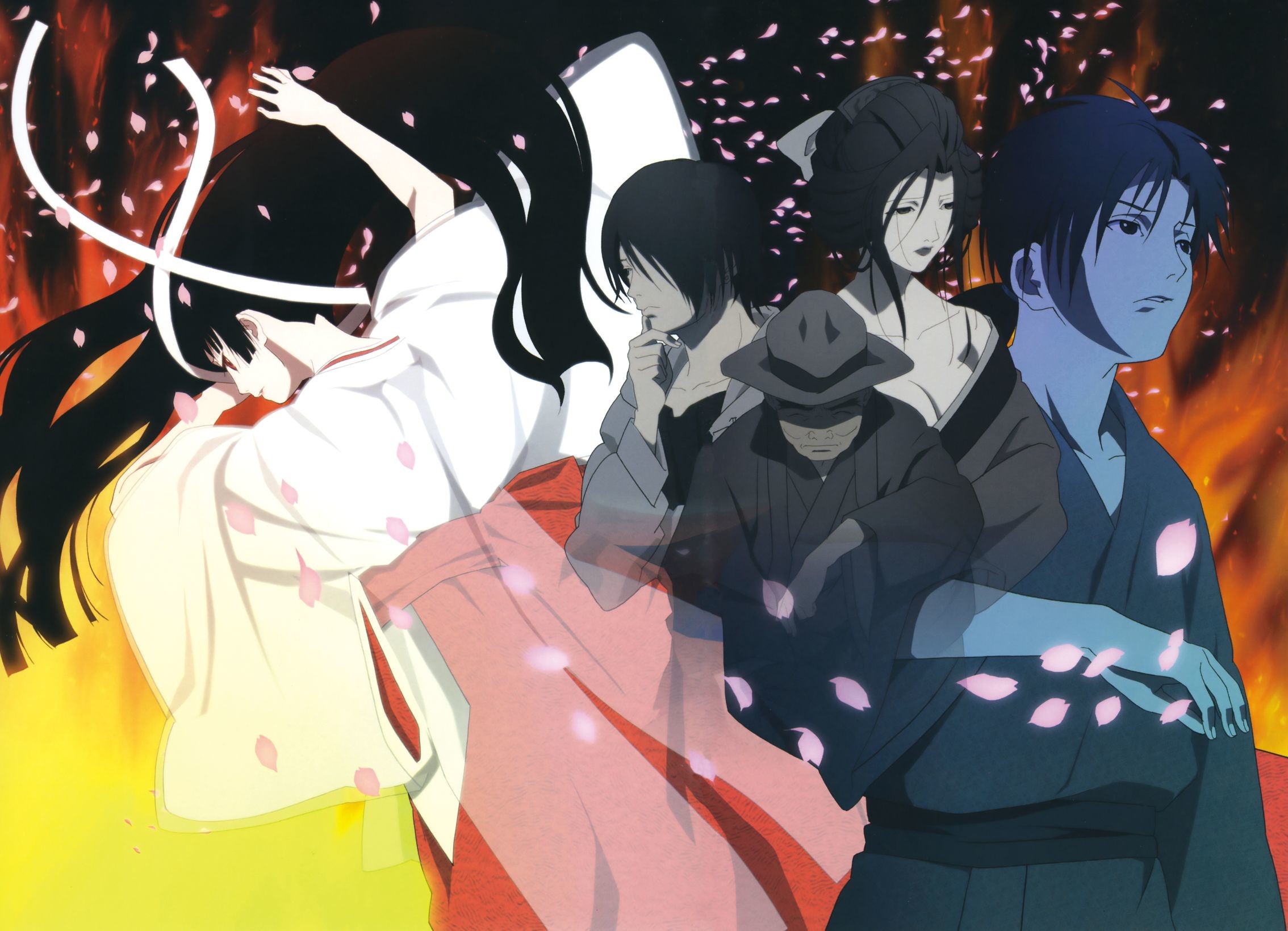 Jigoku Shoujo Anime Poster HD Wallpaper