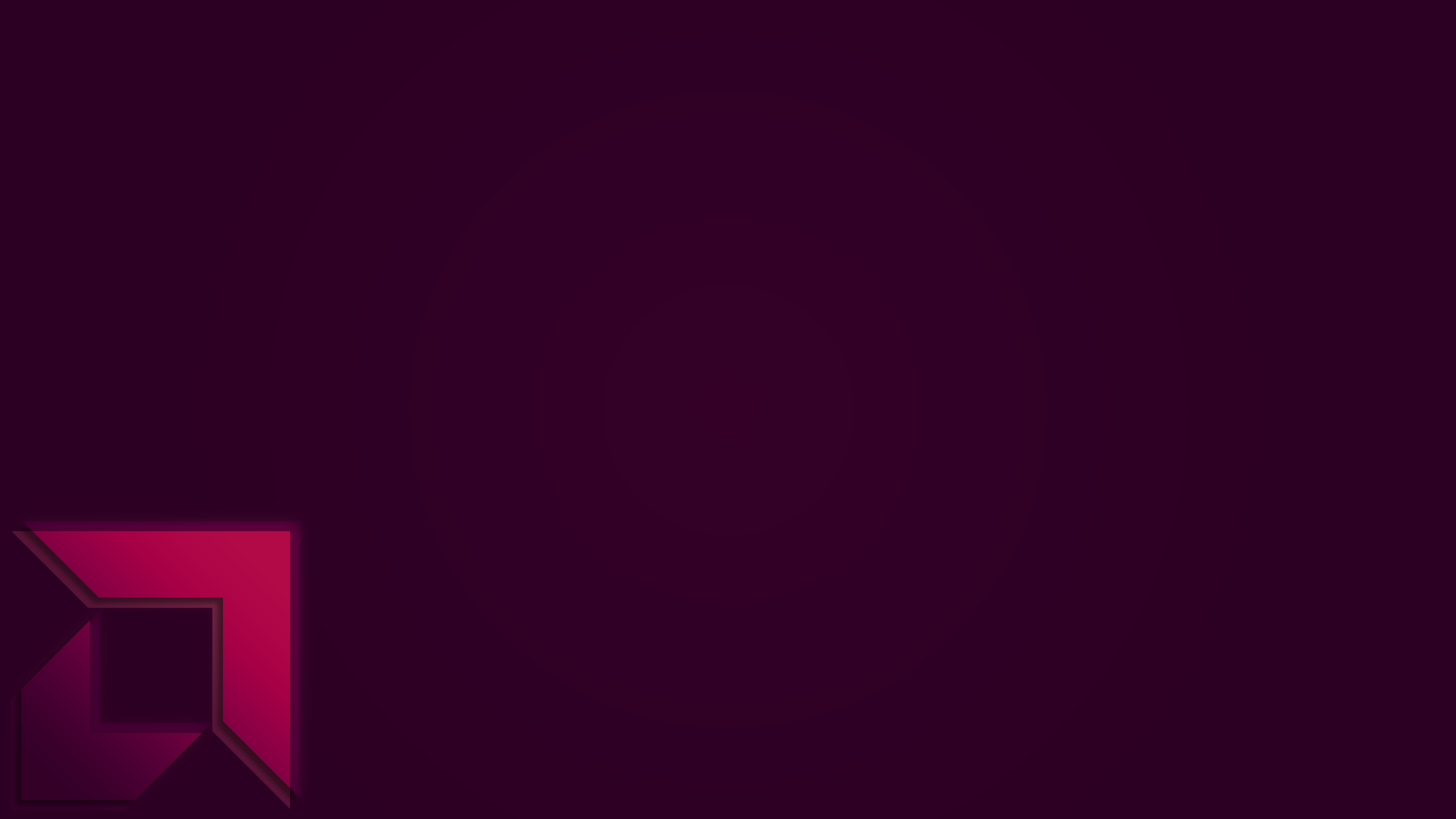 4K AMD Logo Purple Pink HD Wallpaper