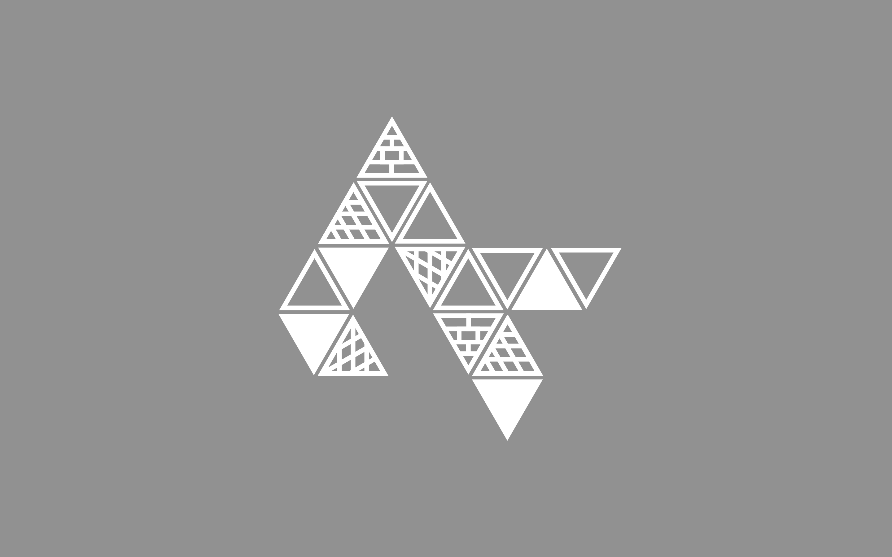 Abstract geometric design with triangles HD Wallpaper