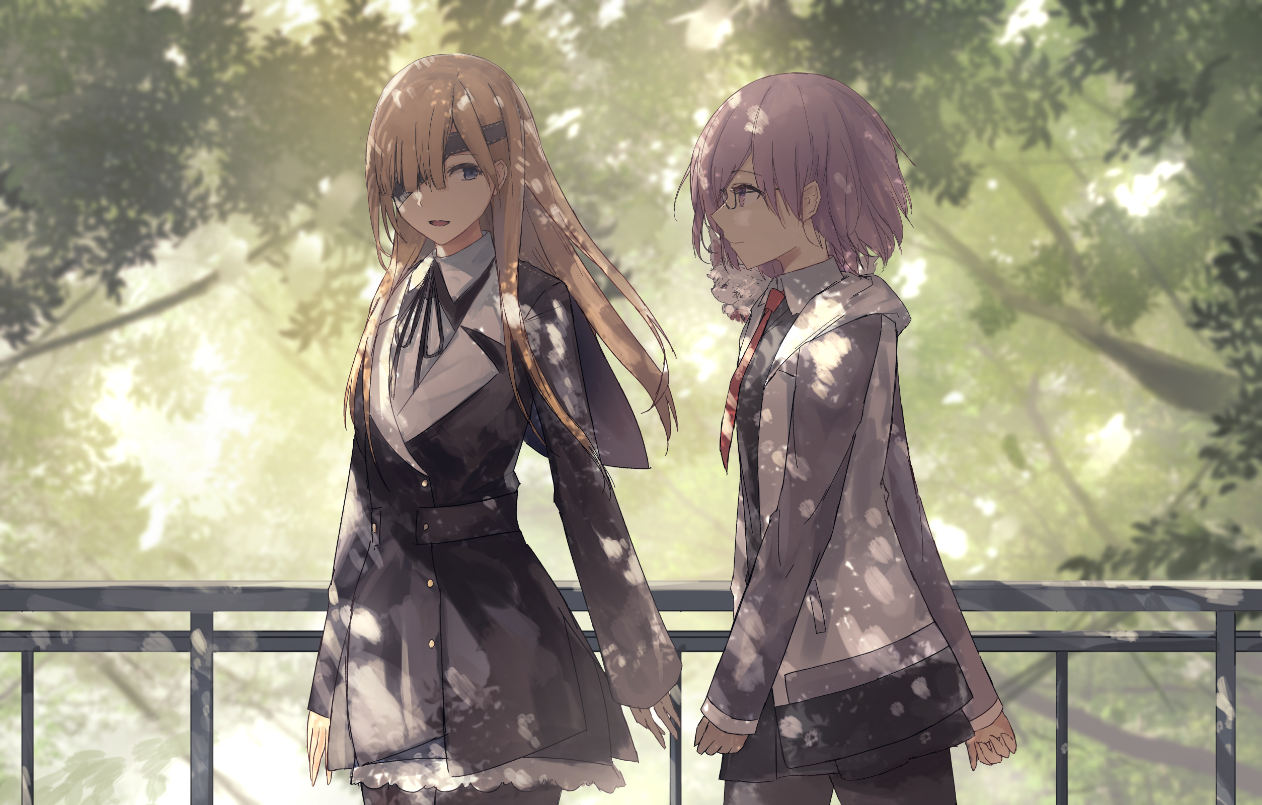 Mash Kyrielight and Thani from Fate/Grand Order HD Wallpaper
