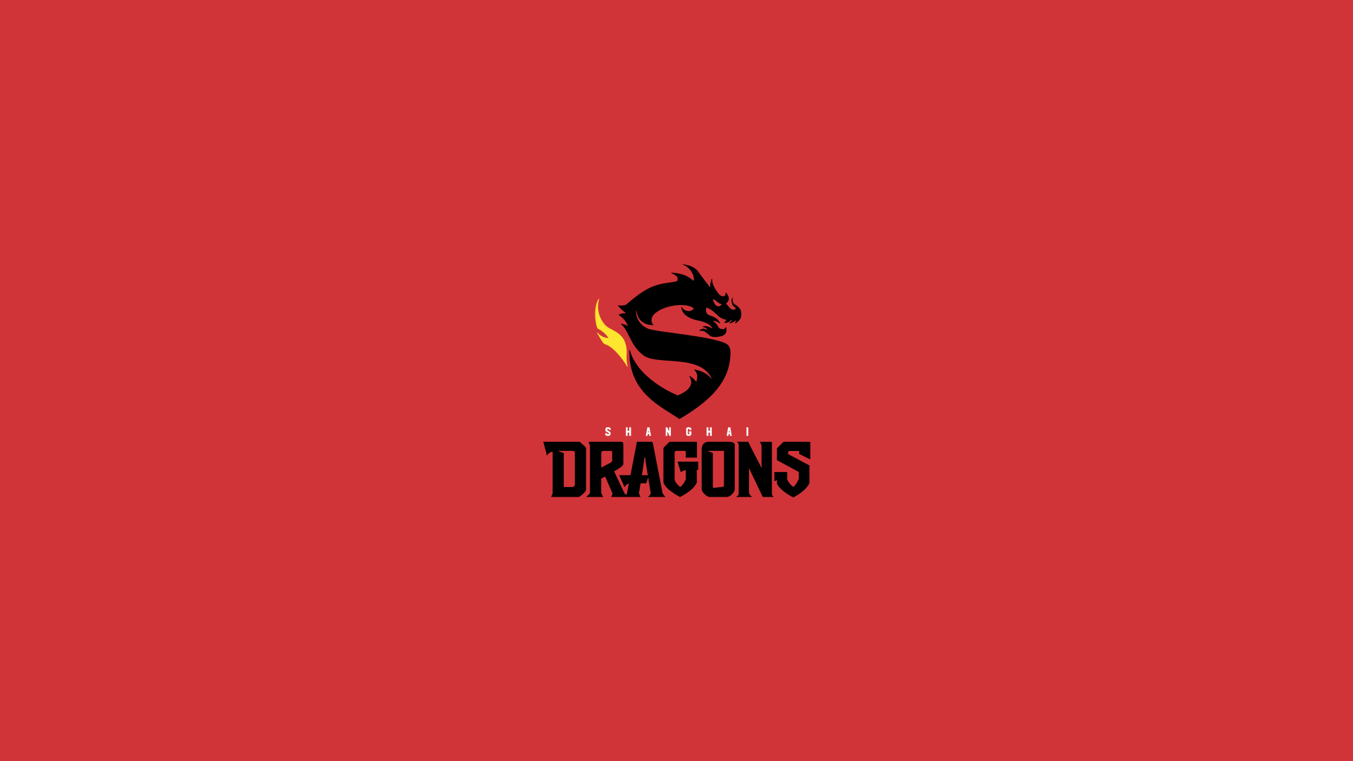 Shanghai Dragons logo from Overwatch League HD Wallpaper