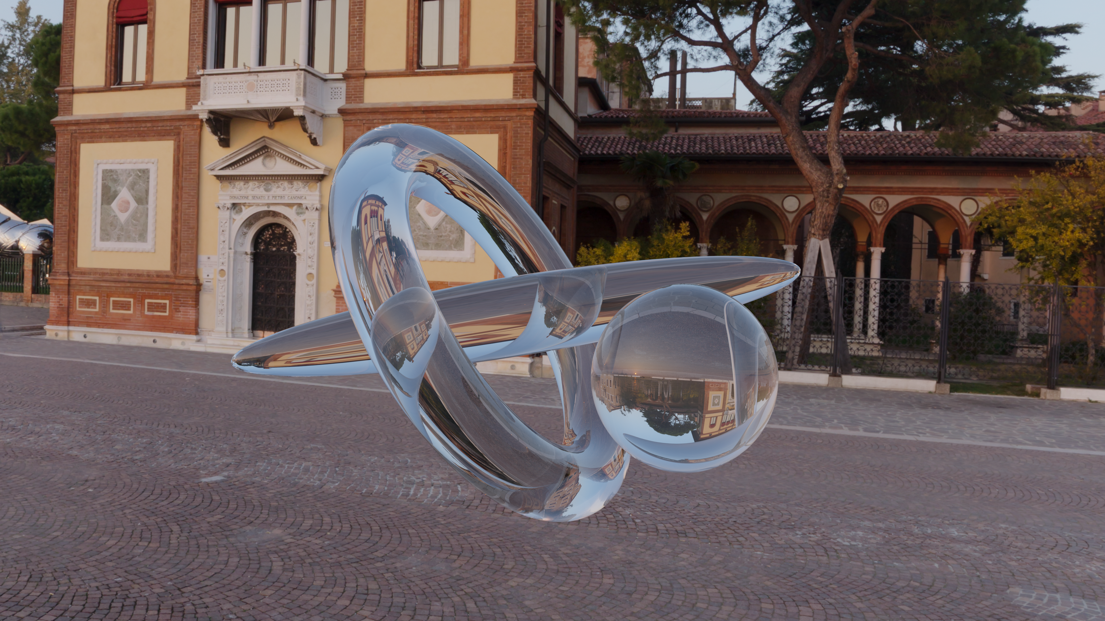 4K Blender 3D render of abstract sculpture HD Wallpaper