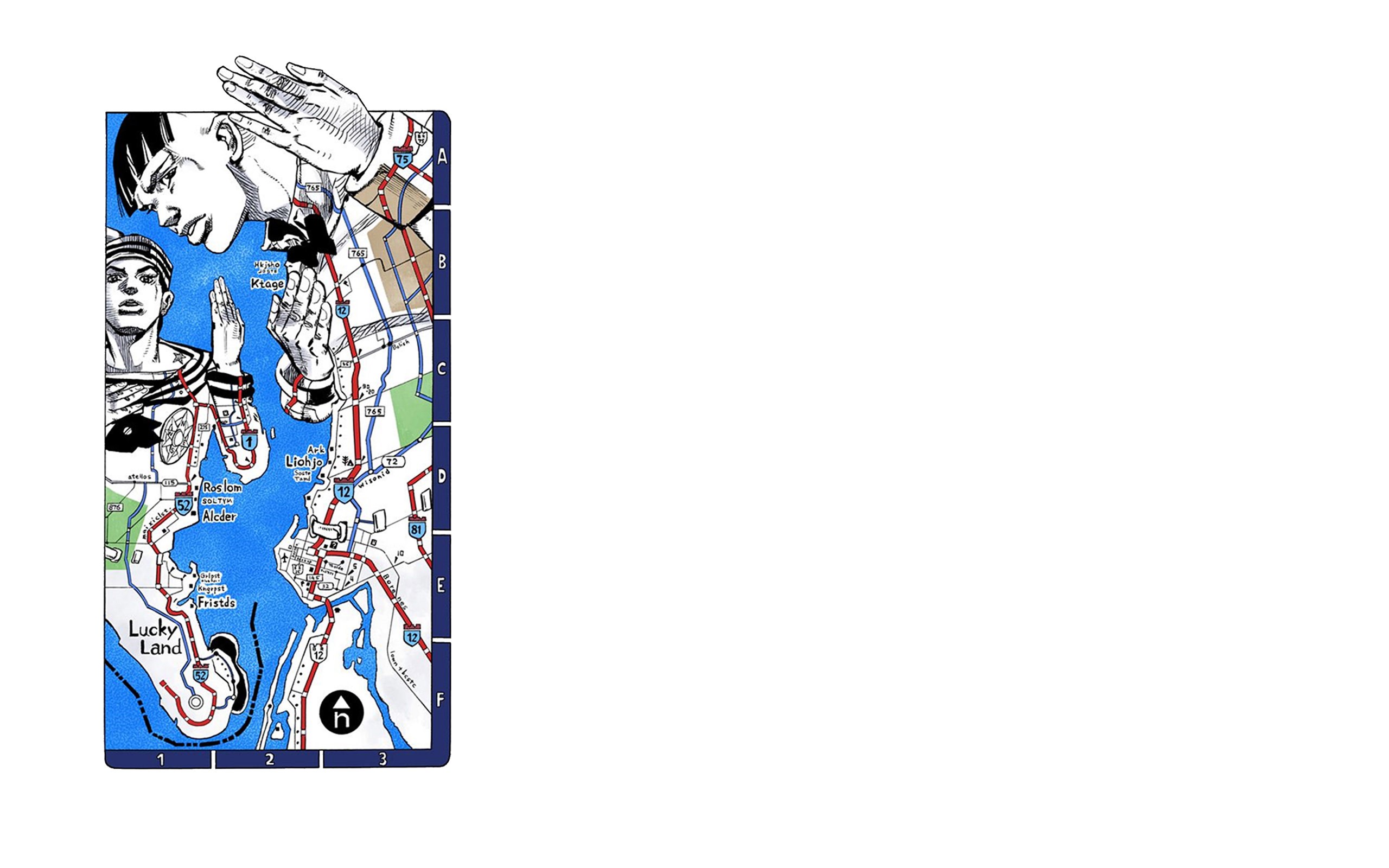 JoJo's Bizarre Adventure: Jojolion Manga Panel HD Wallpaper