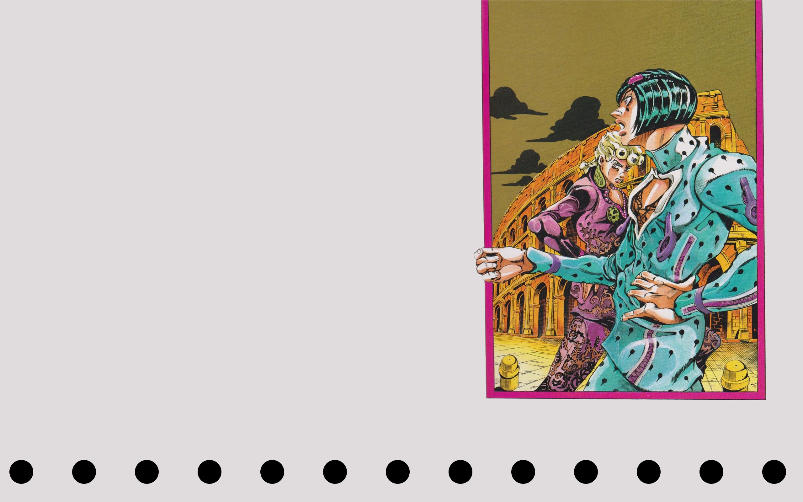 Bruno Bucciarati and Giorno Giovanna from JoJo's Bizarre Adventure HD Wallpaper