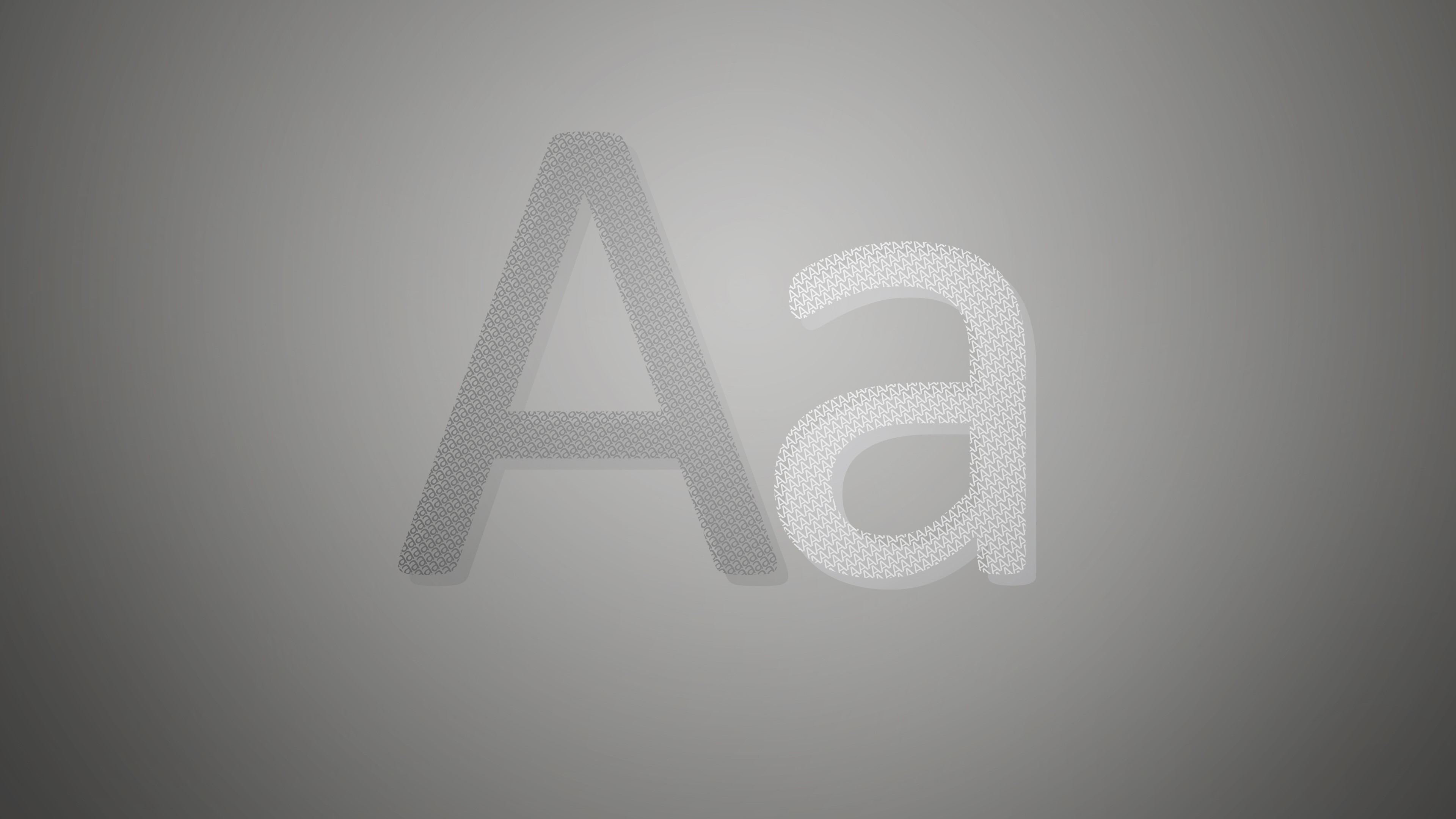 4K Typography Minimalism HD Wallpaper